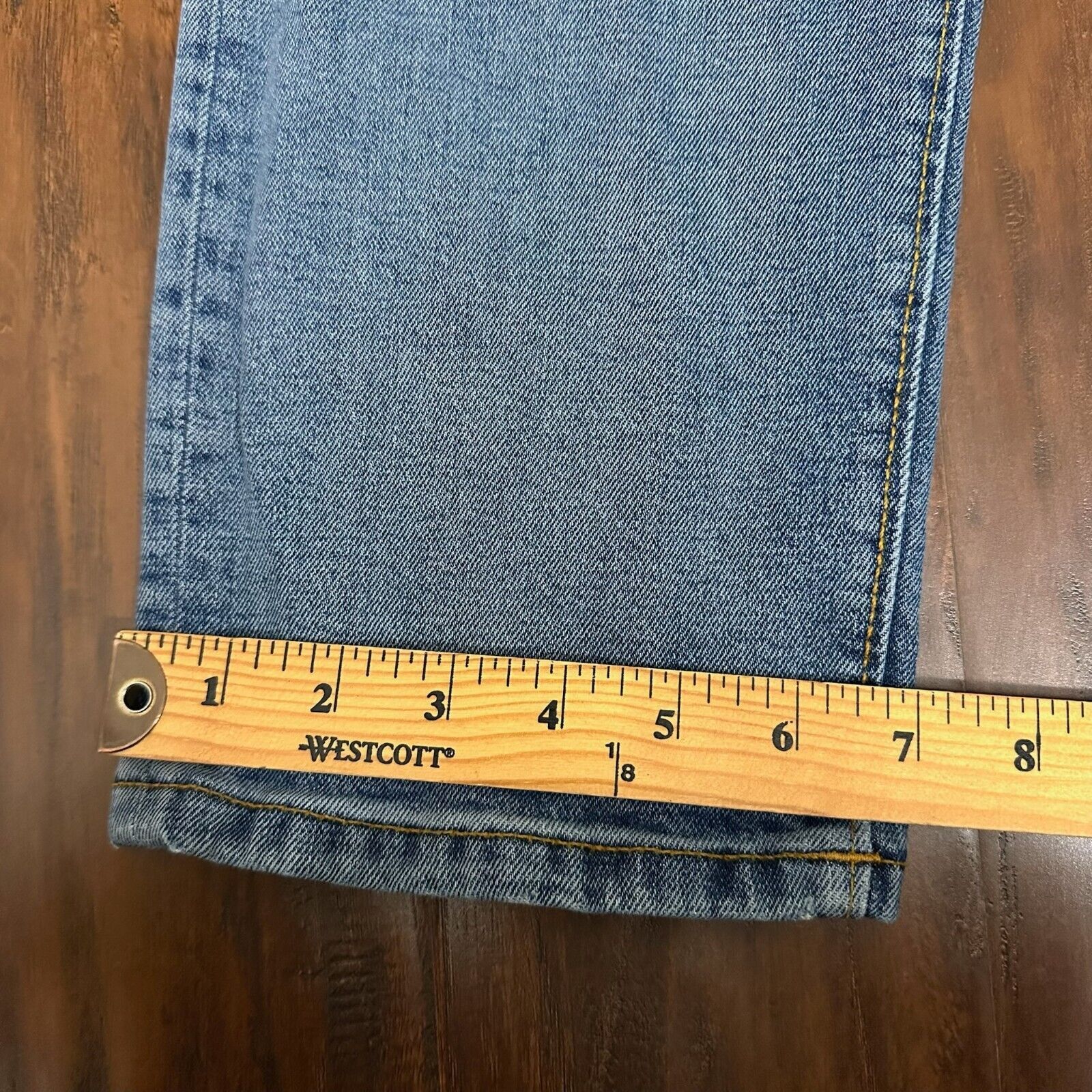 JEANERICA JEANERICA TM005 Jeans Light Vintage Straight Leg Cotton Size US 34 / EU 50 - 13 Thumbnail