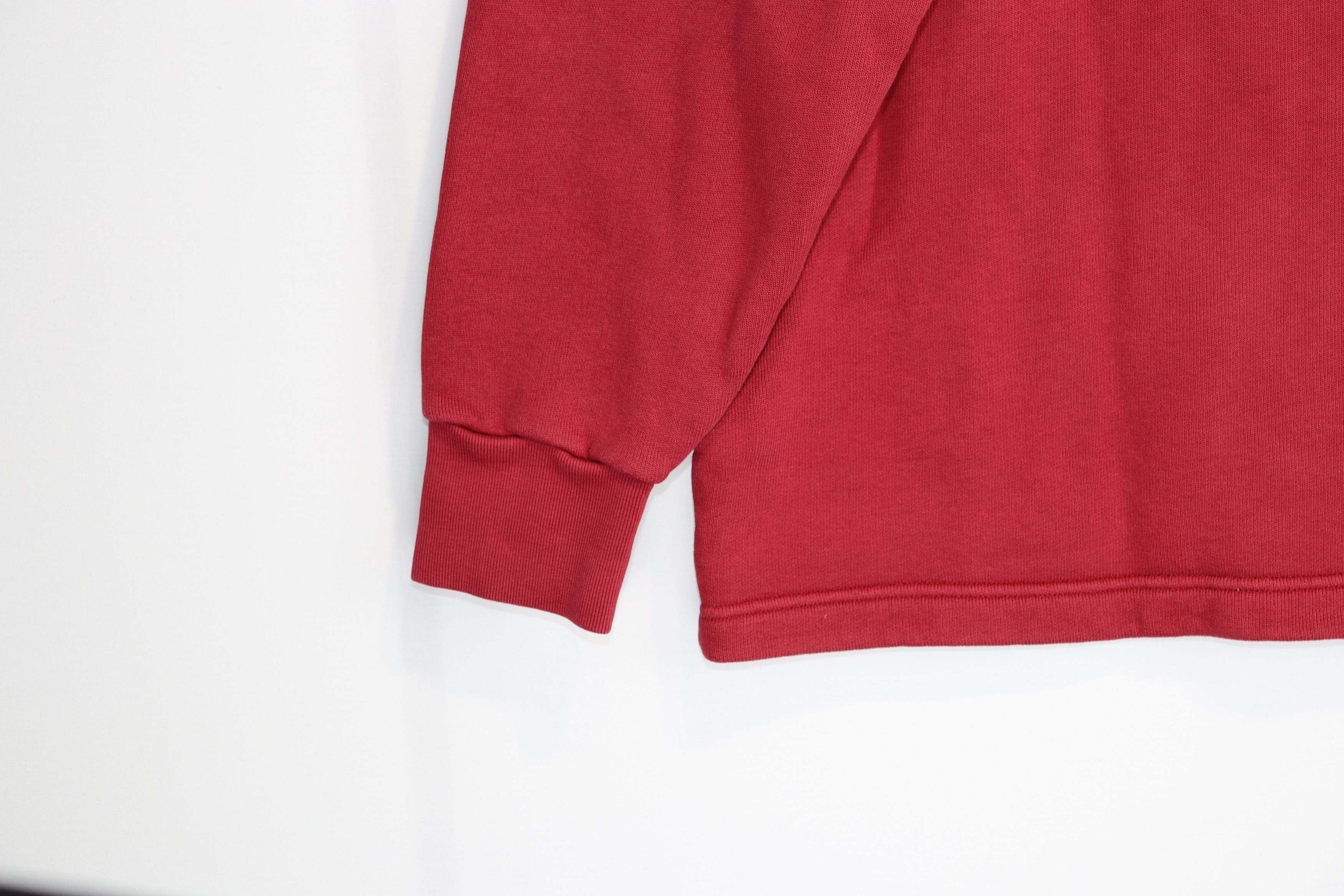 Acne Studios o1rshd1 Finn Back Logo Crewneck Sweater in Burgundy Size US M / EU 48-50 / 2 - 7 Thumbnail