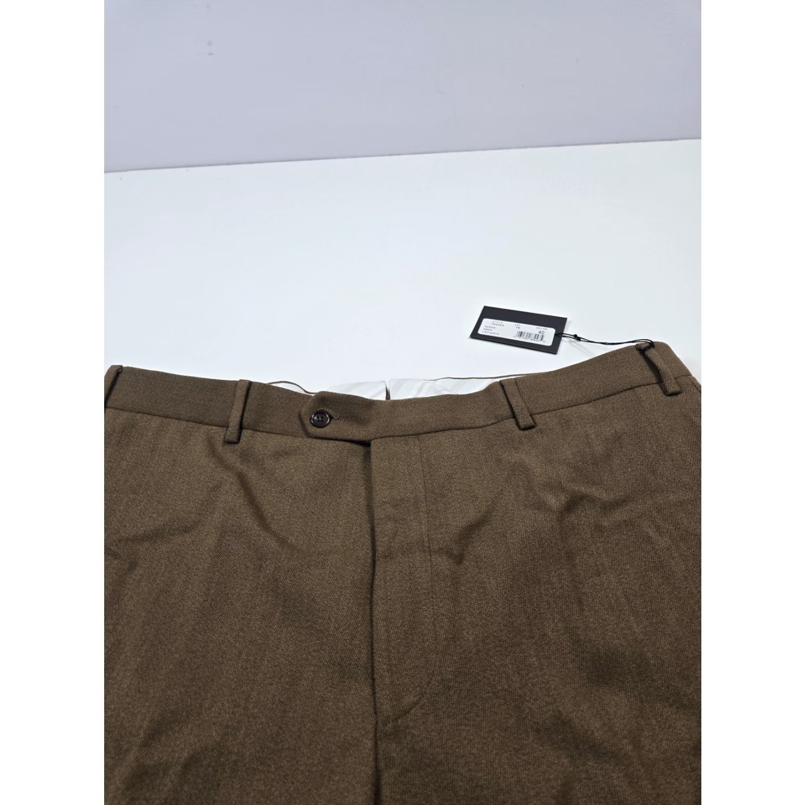 Rivieras Riviera Alfio Wool Dress Pants Mens 40x34 Brown Unhemmed Made In Canada Trousers Wool Dress Pants Men Brown Alfio Canada Unhemmed 40x36 Bis Size US 40 / EU 56 - 2 Thumbnail
