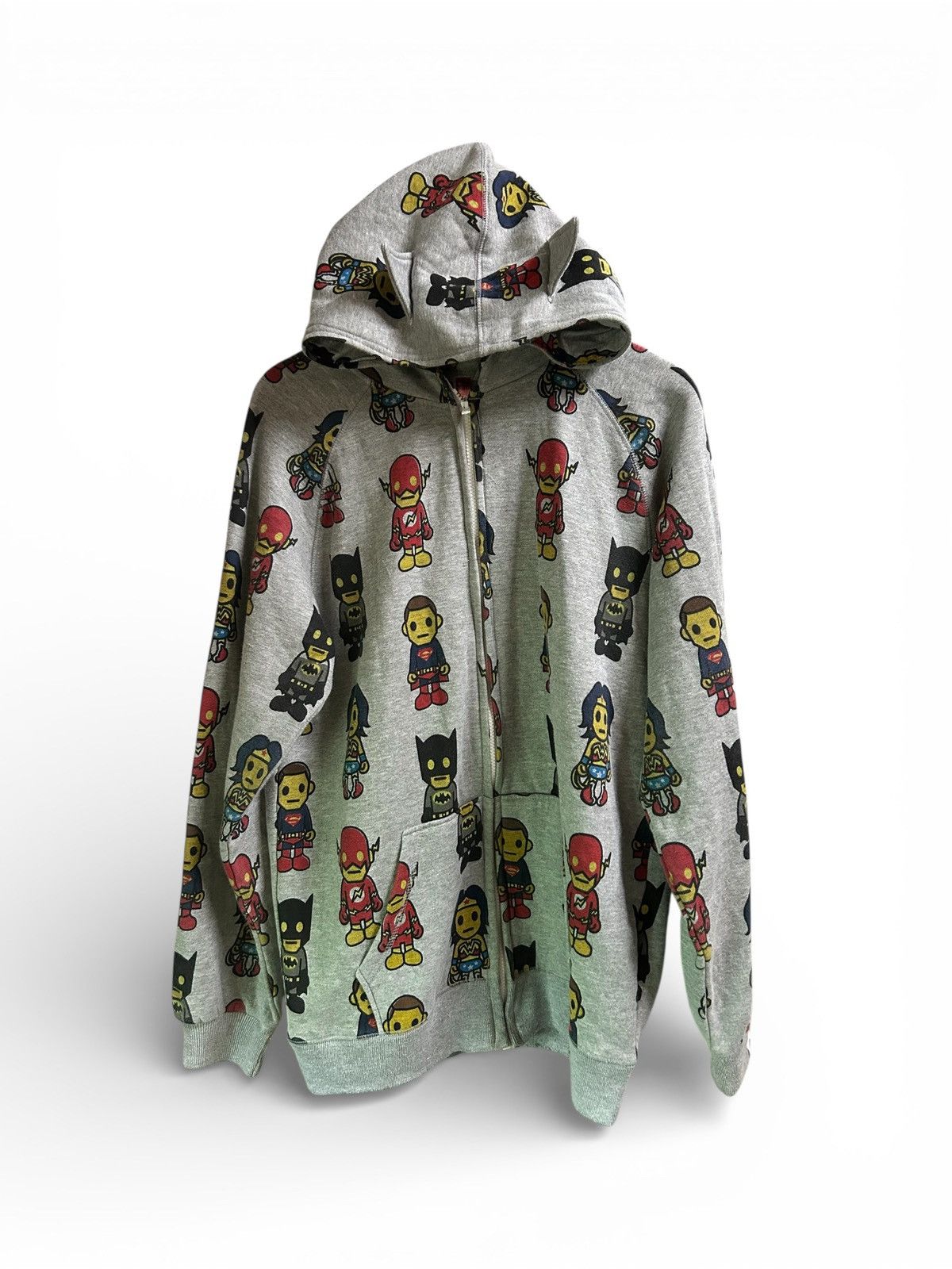 Bape × DC Comics Rare Baby Milo By A Bathing Ape DC Comics All Over Print Size US XL / EU 56 / 4 - 3 Thumbnail
