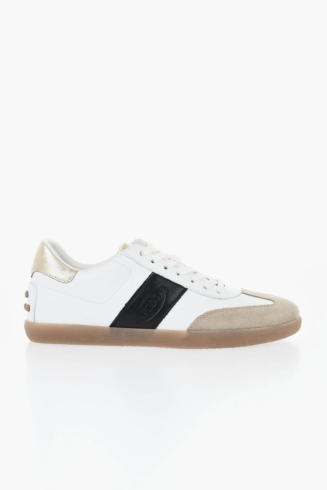 Tod's og1mm0426 Leather Low-Top Sneakers in White Size US 7.5 / IT 37.5 - 1 Thumbnail