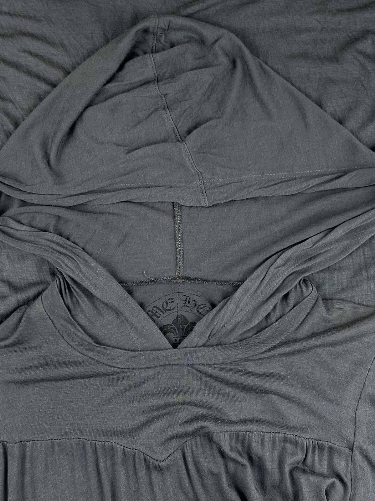 Chrome Hearts Chrome Hearts Silver Leather Patch Plus Thin Silk Hoodie Size XS / US 0-2 / IT 36-38 - 3 Thumbnail
