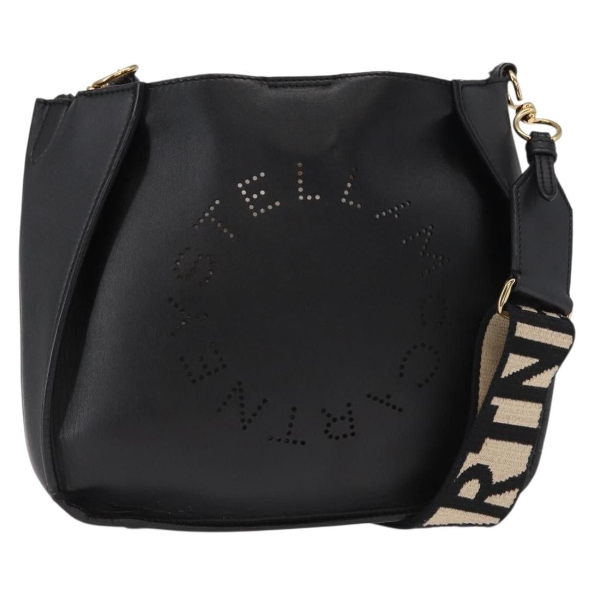 Stella McCartney Stella McCartney Logo Crossbody Bag Perforated Faux Leather Size ONE SIZE - 1 Thumbnail