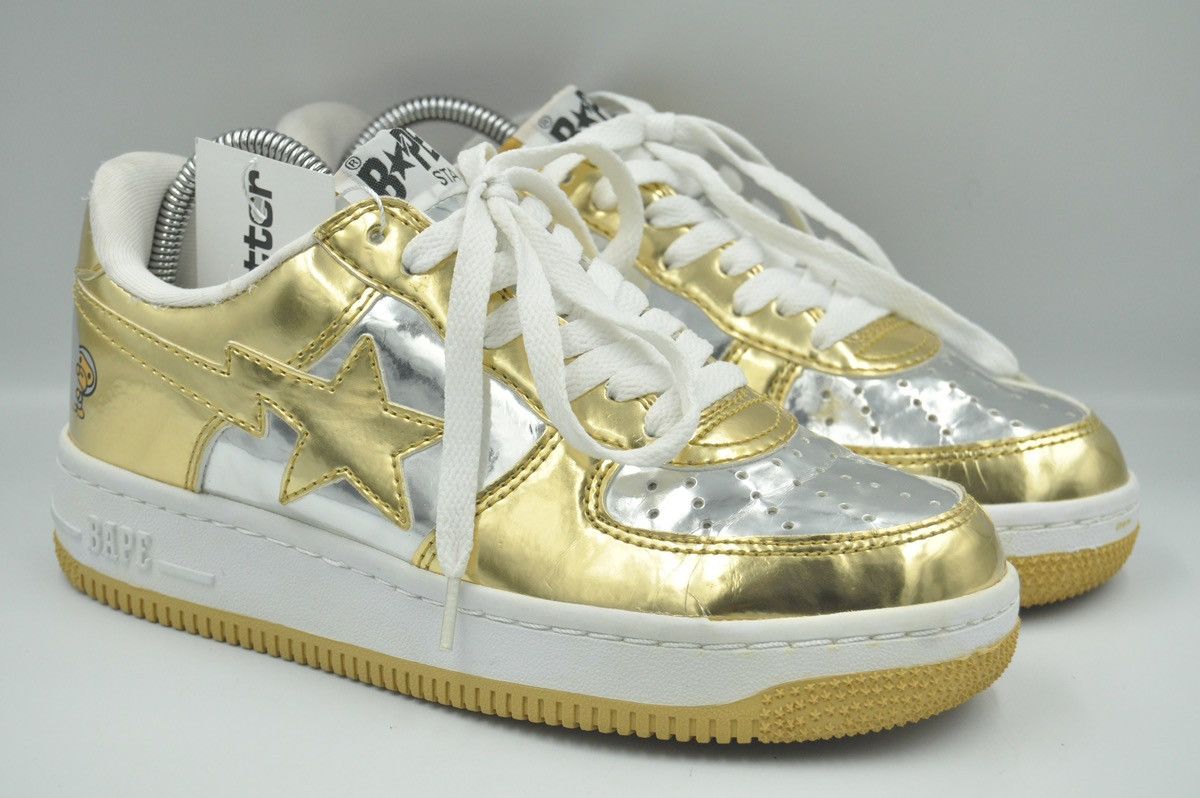 Bape Bape - 2009 - Baby Milo Patent Leather Bapesta Size US 5 / EU 37 - 1 Thumbnail