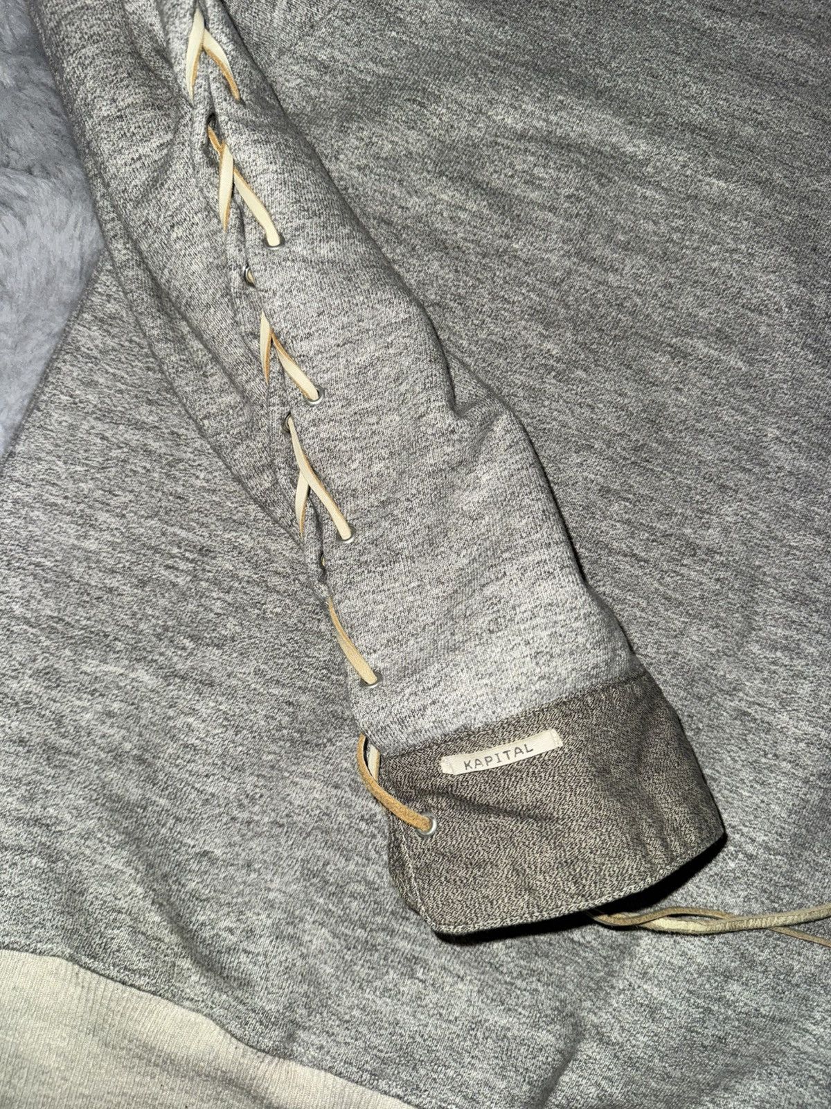 Kapital Kapital Lace sleeve crew neck sweatshirt Size US L / EU 52-54 / 3 - 2 Thumbnail