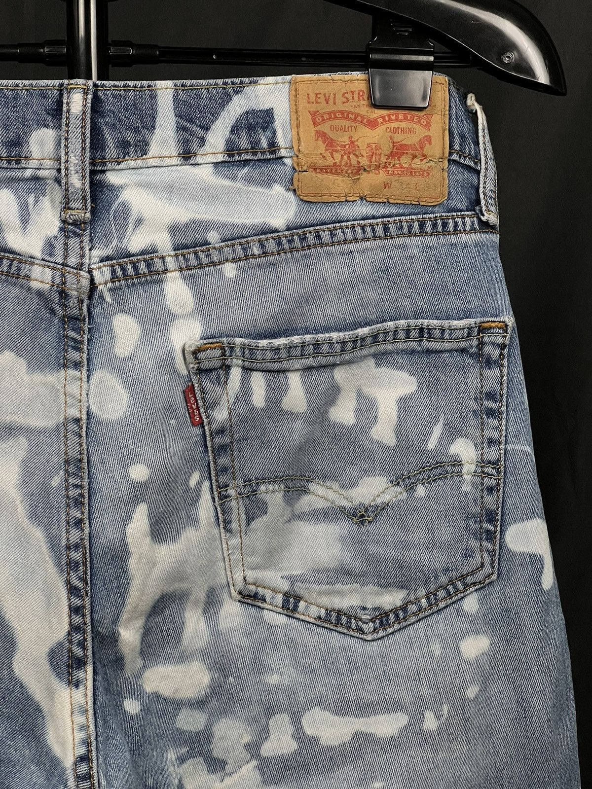 American Apparel × Levi's × Levi's Vintage Clothing Levis distressed tie dye jeans Size US 34 / EU 50 - 10 Thumbnail