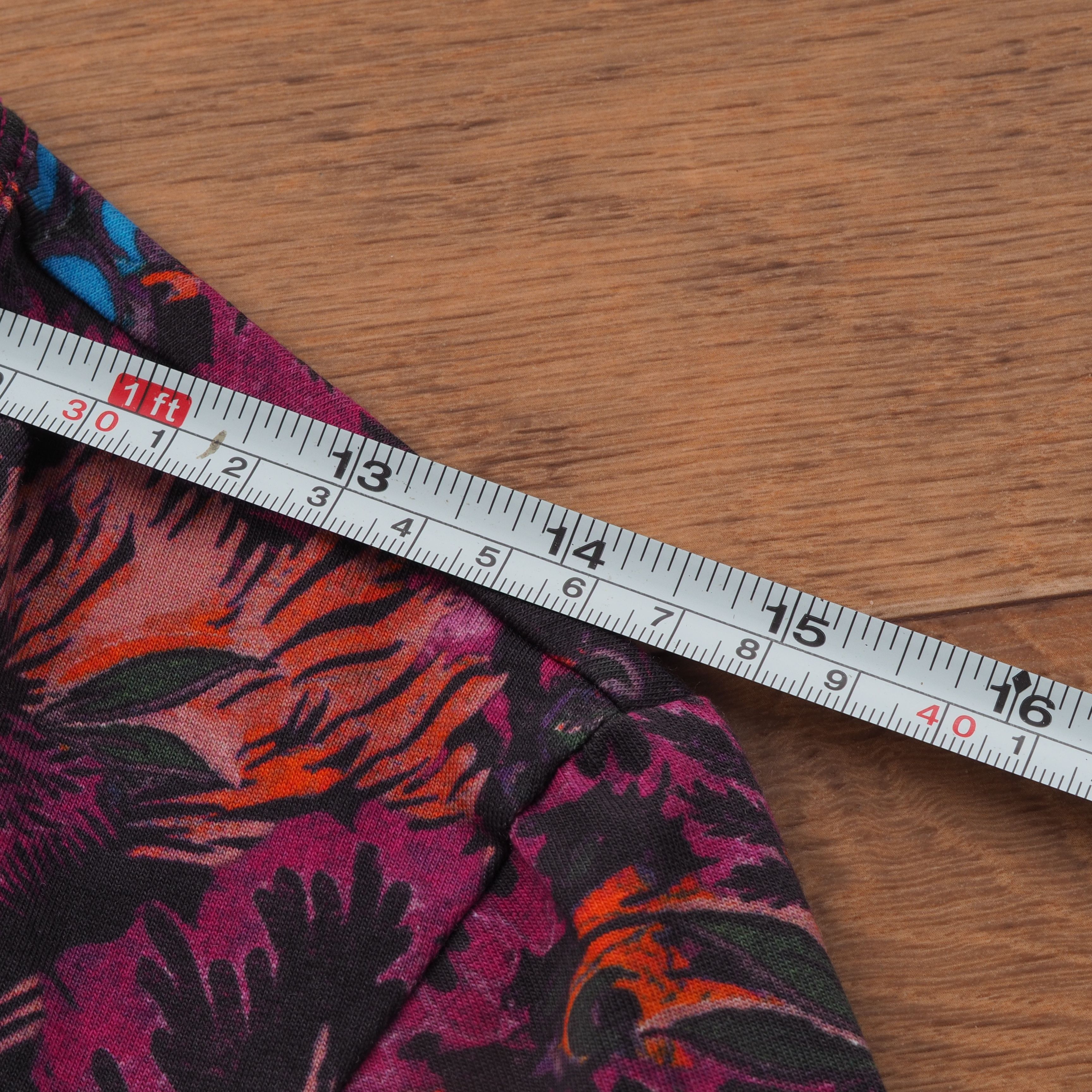 Other Peruvian Connection Purple Floral Top T-Shirt Blouse Size M / US 6-8 / IT 42-44 - 6 Thumbnail