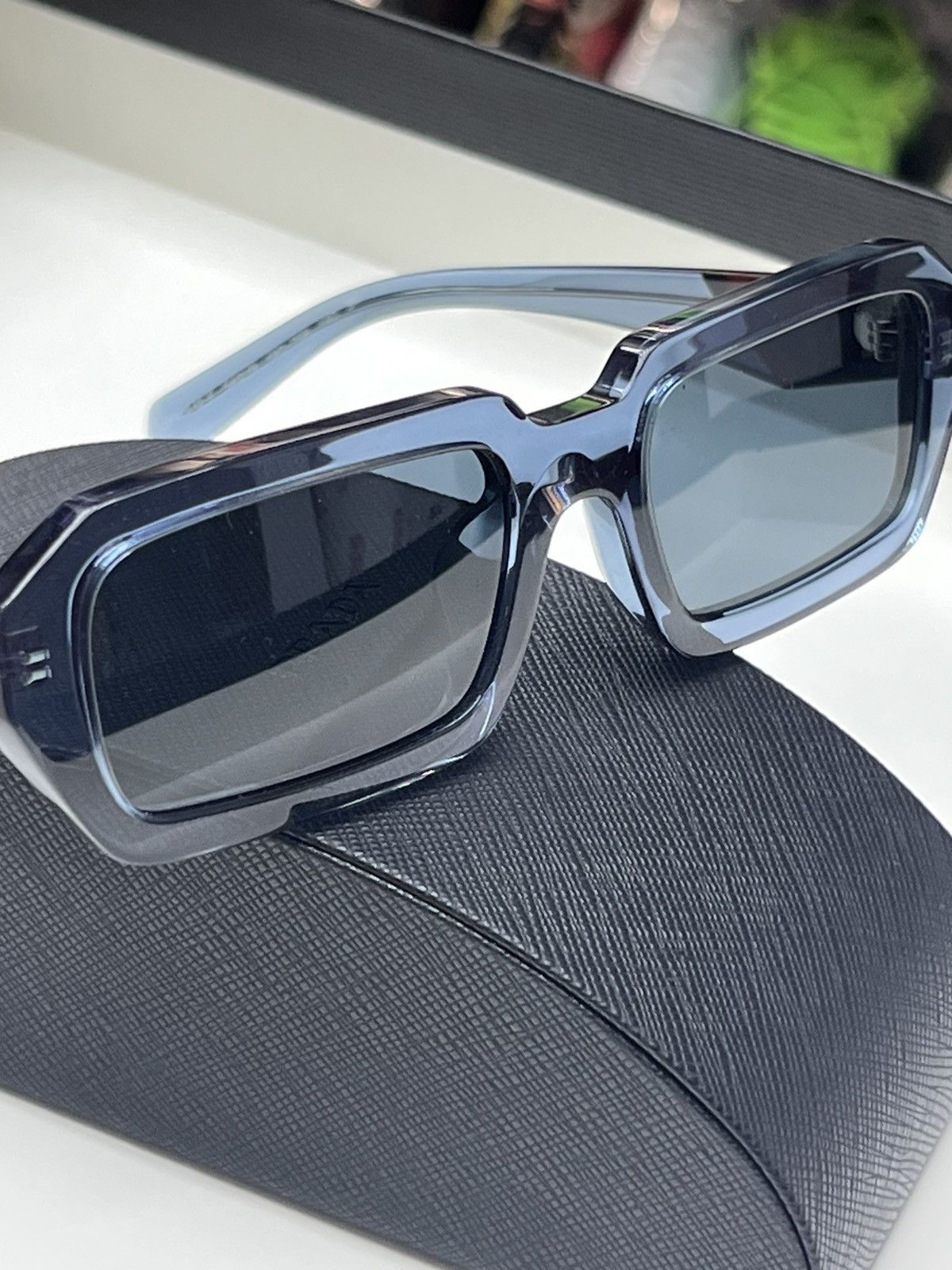 Prada Prada Geometric Sunglasses Size ONE SIZE - 3 Thumbnail