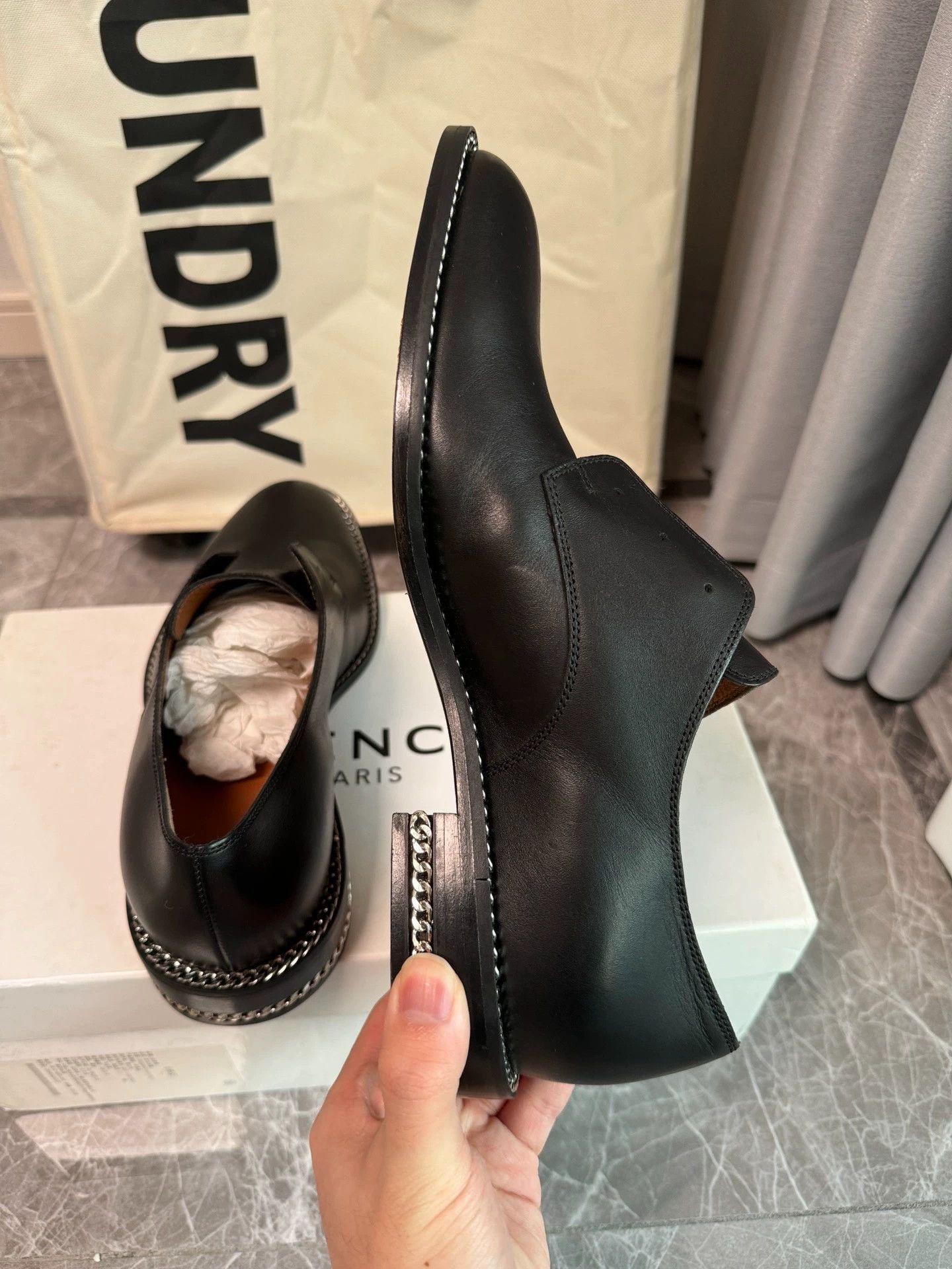 Givenchy Givenchy Cowhide Slip-on Leather Shoes 39.5 99 New Size US 6.5 / EU 39-40 - 6 Thumbnail