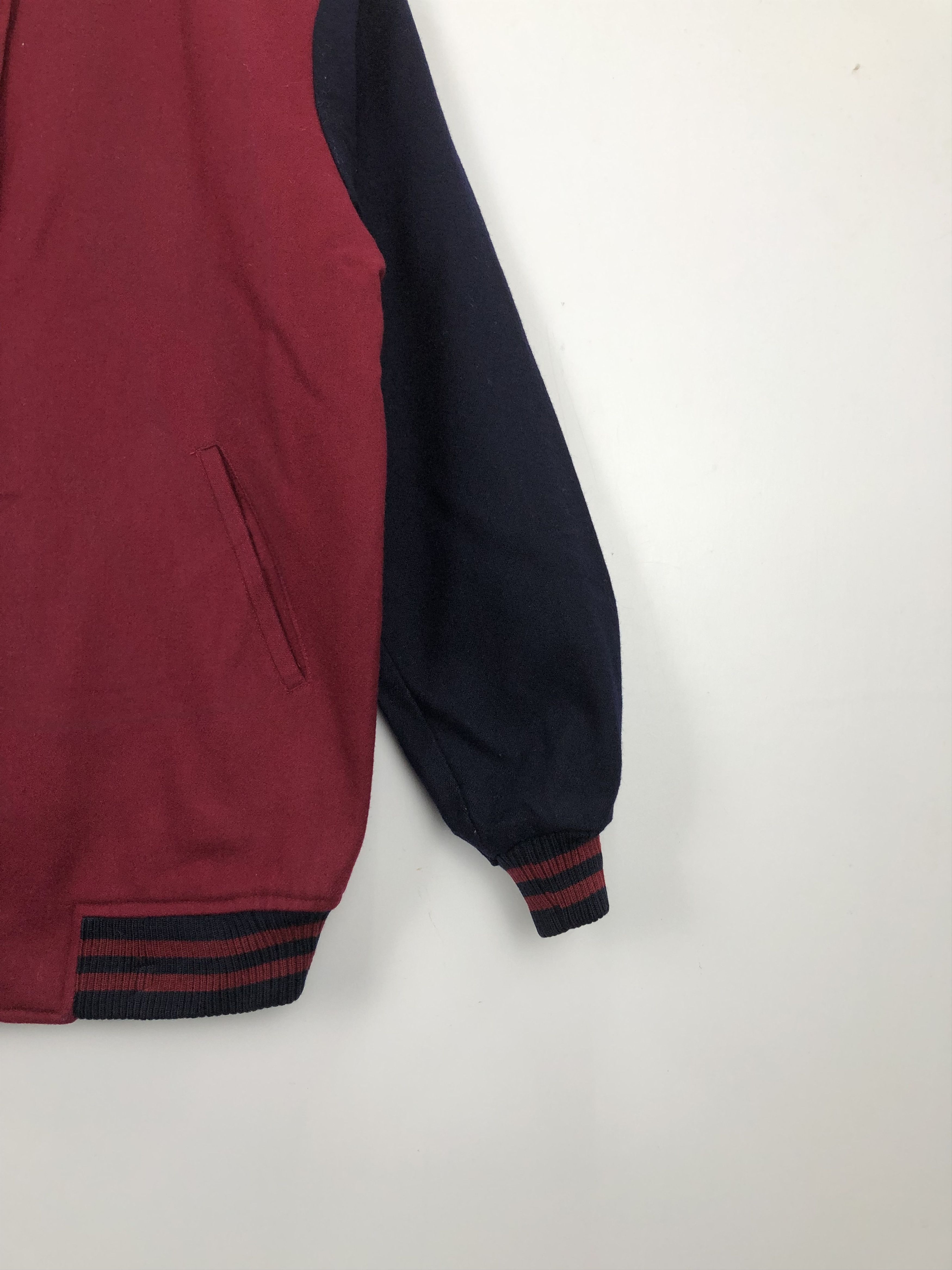 Japanese Brand Vintage 90s Java Japanese Brand Wool Varsity Jacket V0343 Size US M / EU 48-50 / 2 - 6 Thumbnail