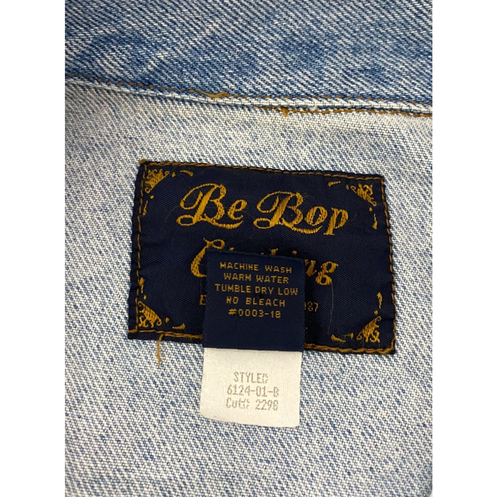 Vintage VINTAGE Be Bop Clothing Vest Denim Blue Cut Off Sleeveless Pockets Womens M Denim Vest Lining Cotton United States Punk Grunge USA Size M / US 6-8 / IT 42-44 - 3 Thumbnail