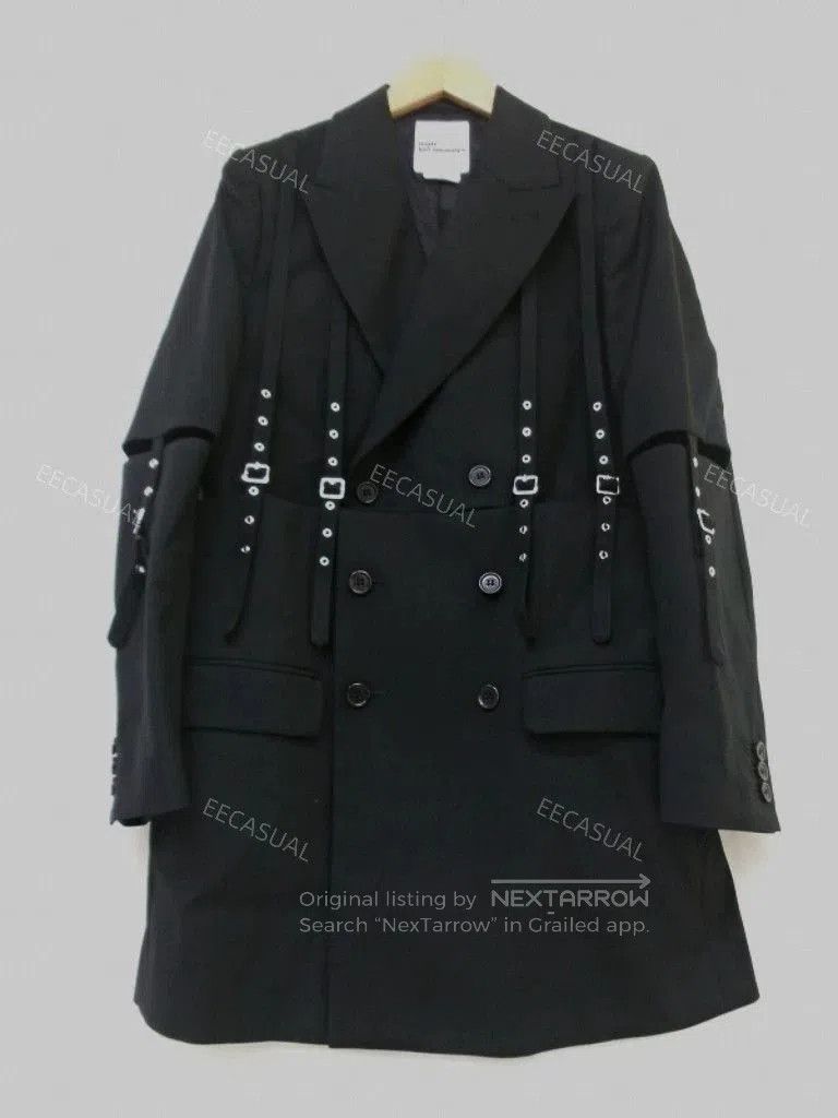 Comme des Garcons Noir Kei Ninomiya Wool Coat 2025. Size US M / EU 48-50 / 2 - 4 Thumbnail