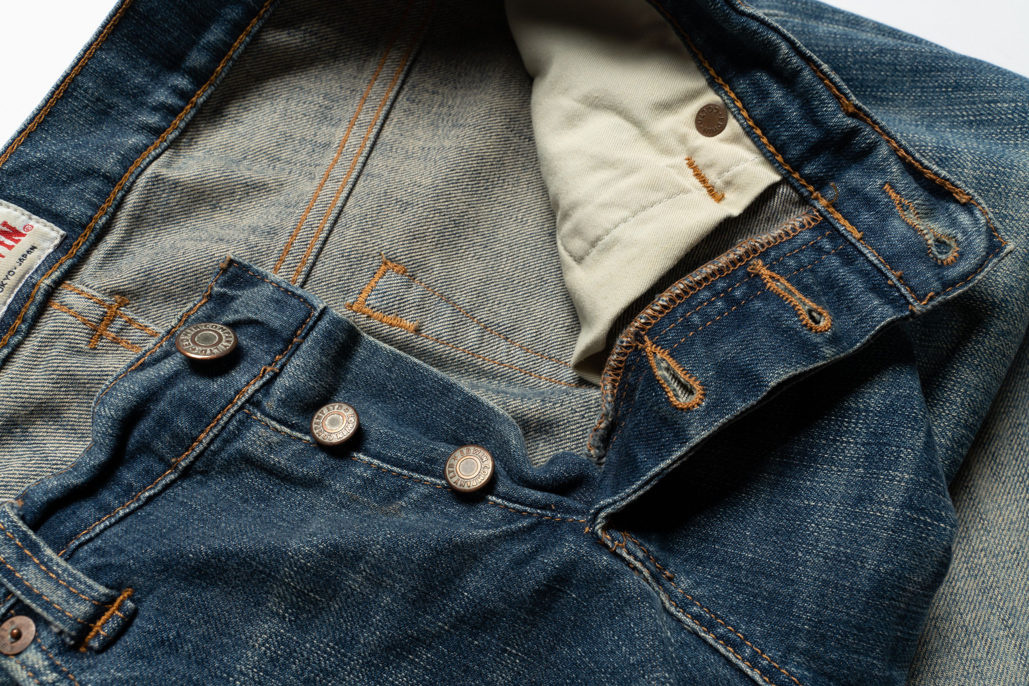 Edwin 🔴 EDWIN W’ Hardy Pant Blue Selvedge Denim Jeans Women’s Size 28" / US 6 / IT 42 - 11 Thumbnail