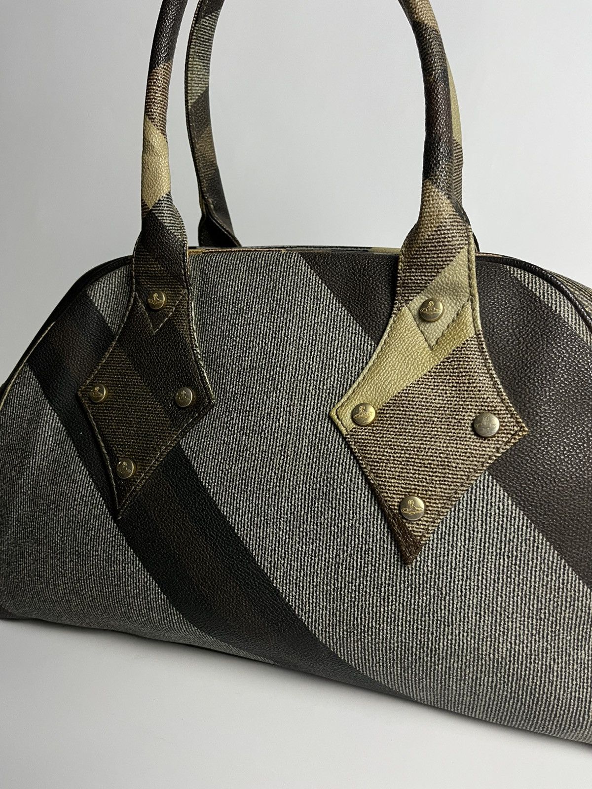 Vivienne Westwood Vivienne Westwood Derby Vinyl Leather Hamd Bag Size ONE SIZE - 9 Thumbnail