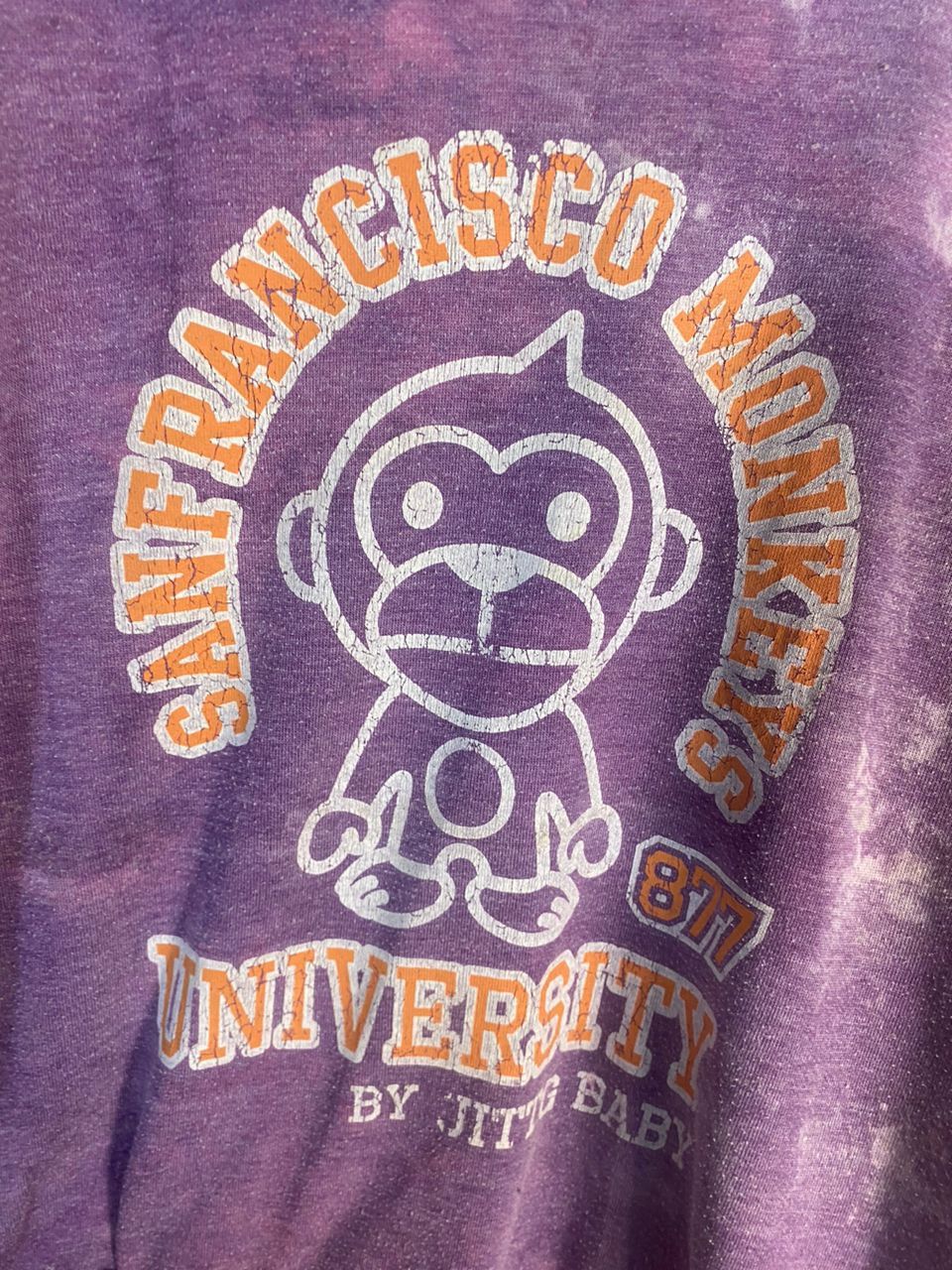 Japanese Brand University San Francisco monkeys sweatshirt by uittg baby Size US M / EU 48-50 / 2 - 5 Thumbnail