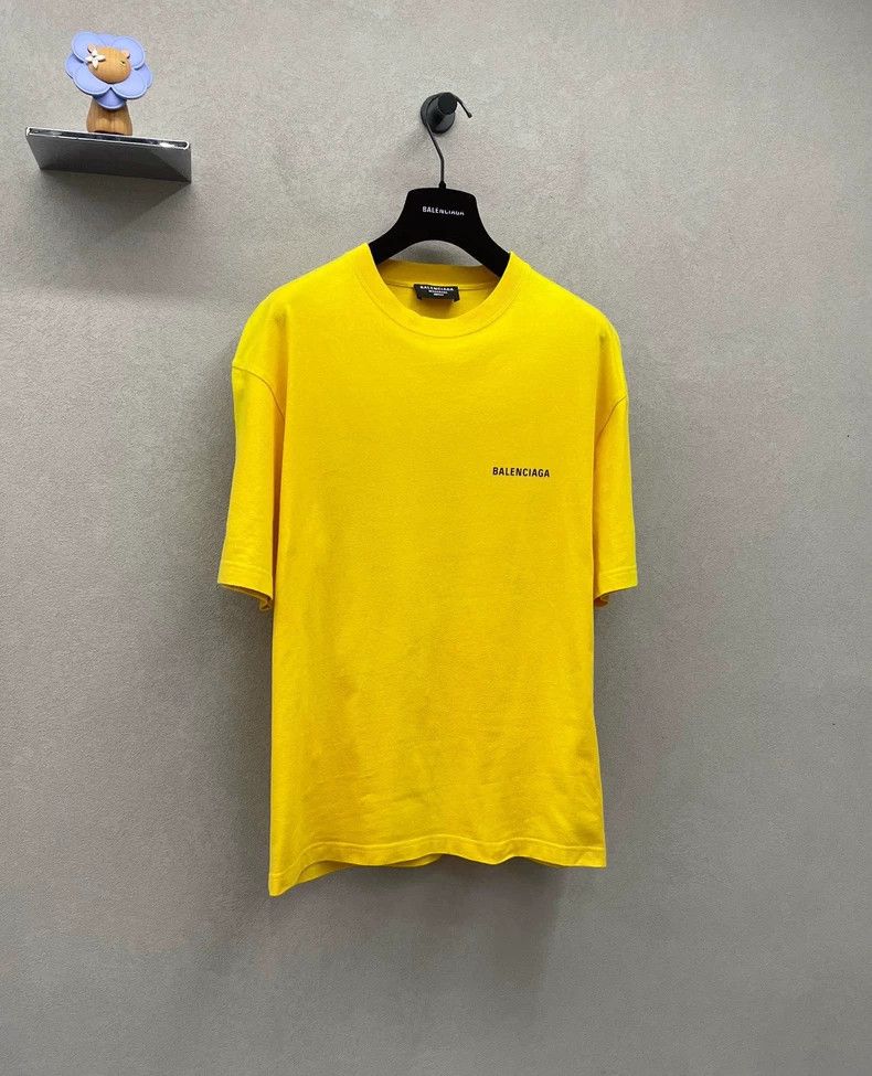 Balenciaga Balenciaga Yellow short-sleeved T-shirt Size US XS / EU 42 / 0 - 3 Thumbnail
