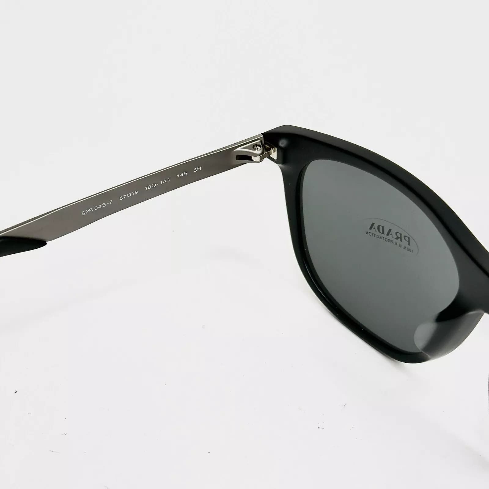Prada PRADA SPR 04S Square Matte Black Sport Sunglasses PR04SSF Size ONE SIZE - 2 Thumbnail