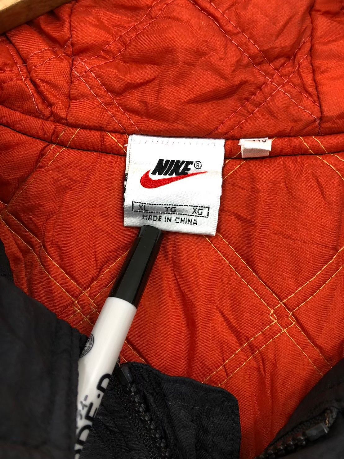Nike × Vintage Vintage 90's NIKE Jacket Big Swoosh Logo BN Size US XL / EU 56 / 4 - 10 Thumbnail