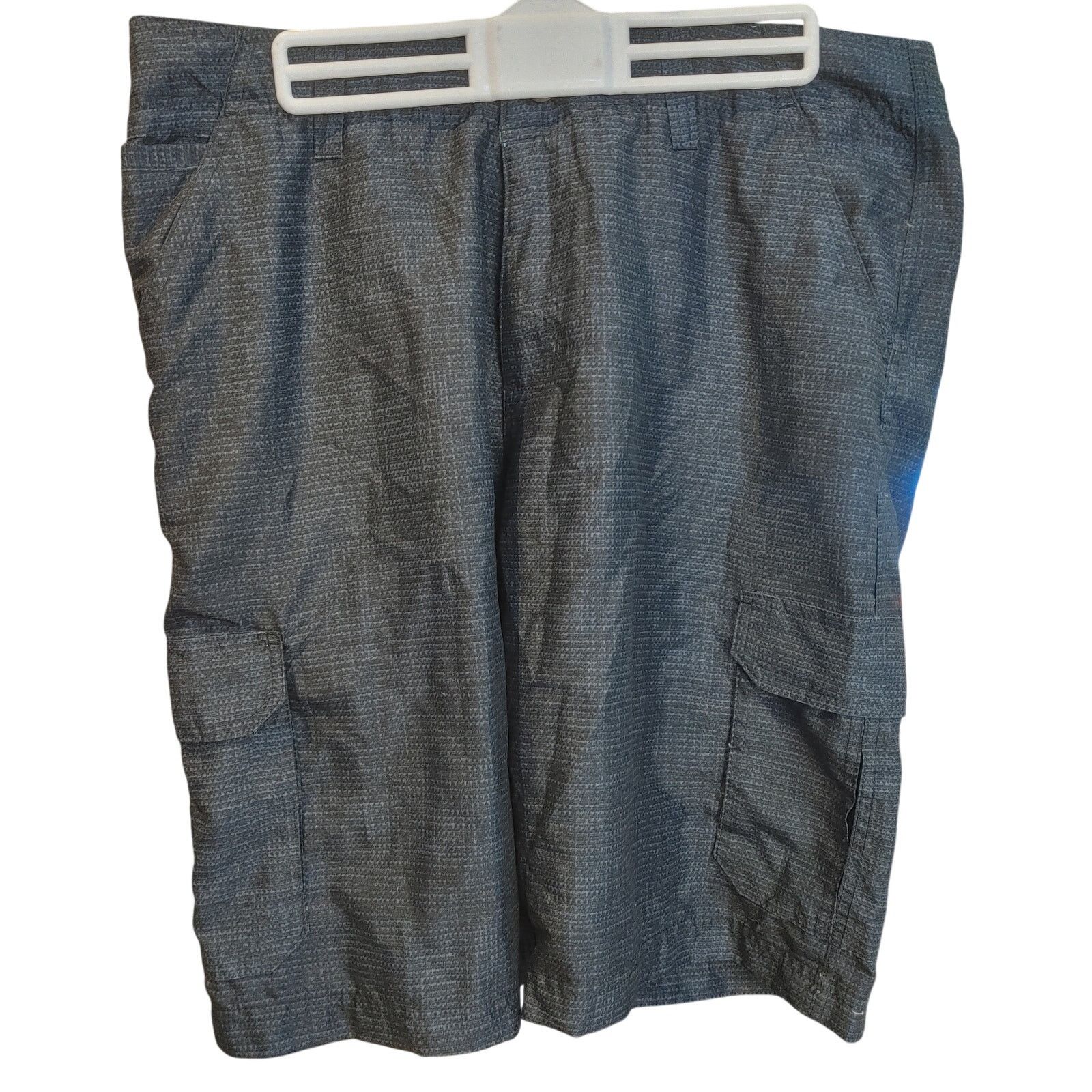 Burnside Burnside Men's Gray 34 Cargo Knee Length Board Shorts Size US 34 / EU 50 - 1 Thumbnail