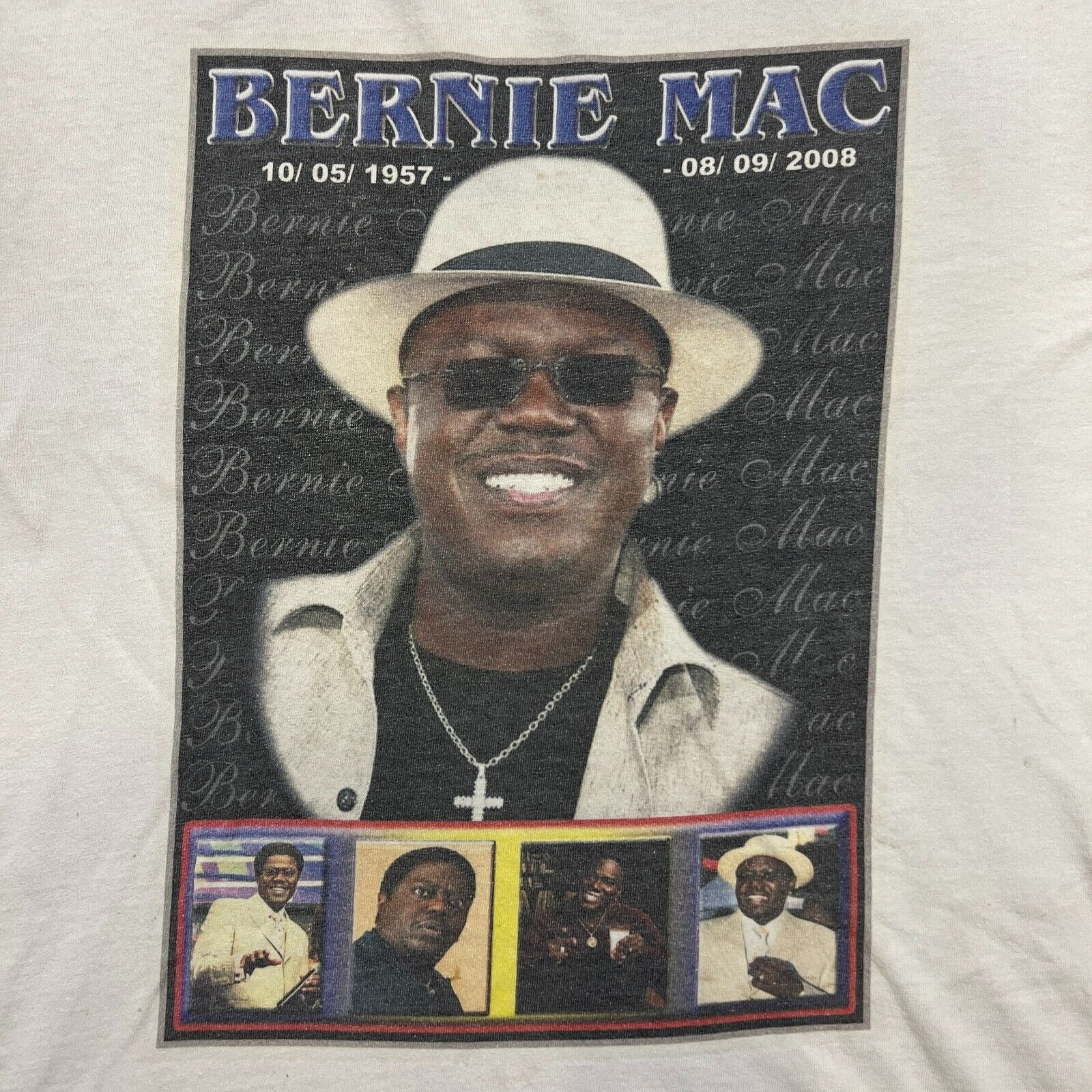 Rap Tees Vintage 2008 Bernie Mac Medium Memorial RIP King Comedy Tee Size US M / EU 48-50 / 2 - 3 Thumbnail
