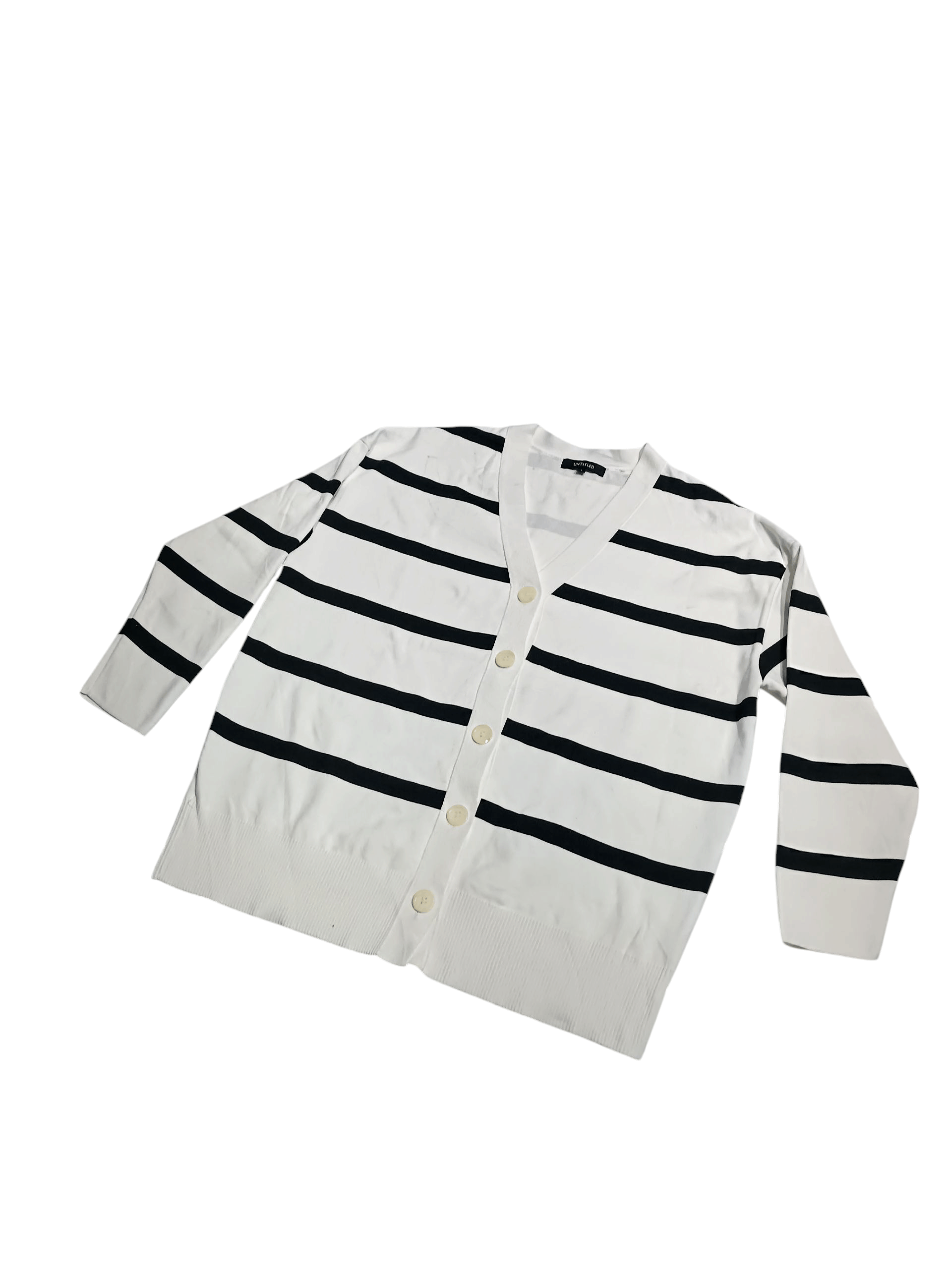 Japanese Brand Untitled Knit Cardigan Size L / US 10 / IT 46 - 3 Thumbnail