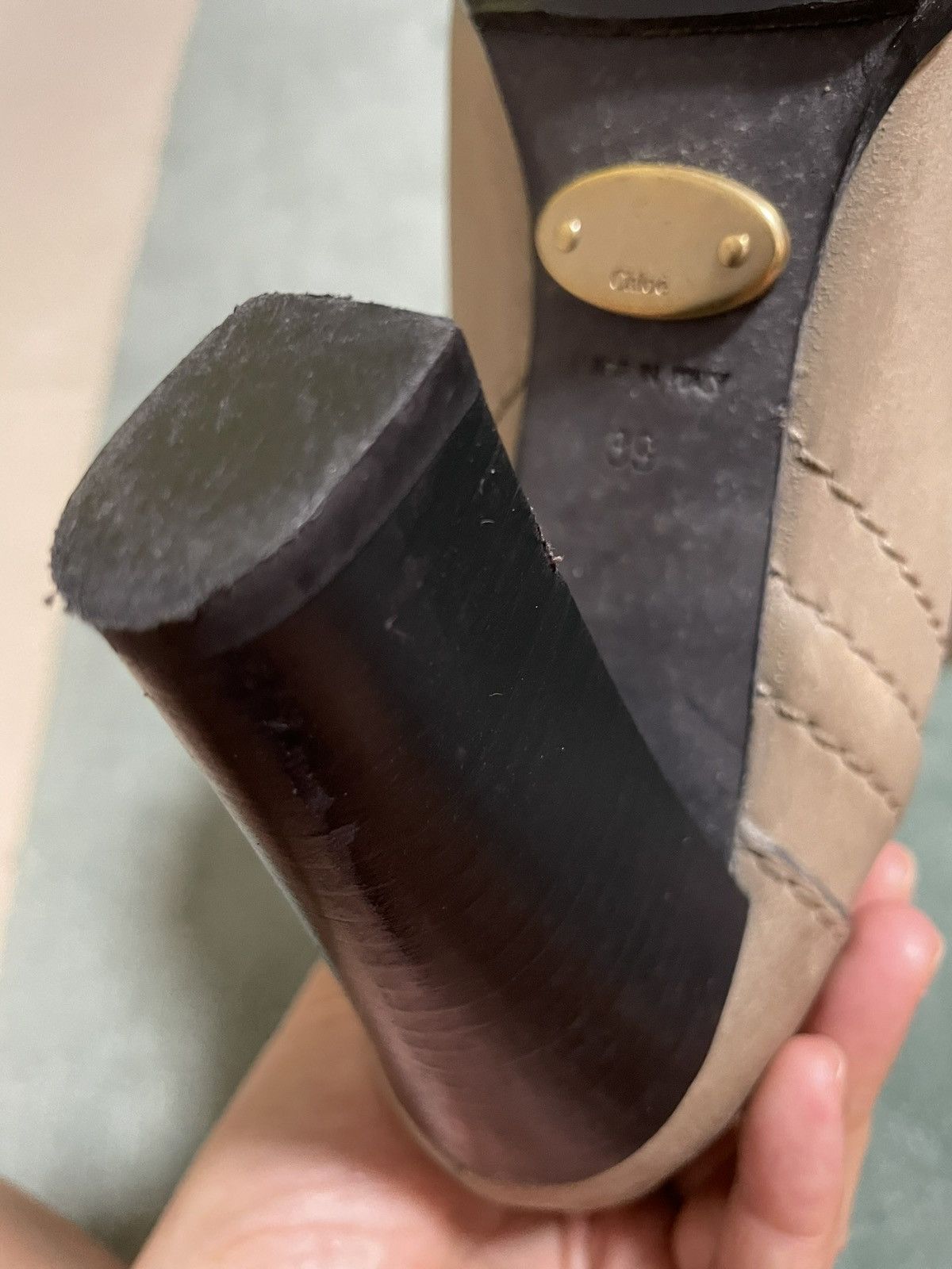 Chloe Chloé ankle boots in beige Size US 9 / IT 39 - 8 Thumbnail