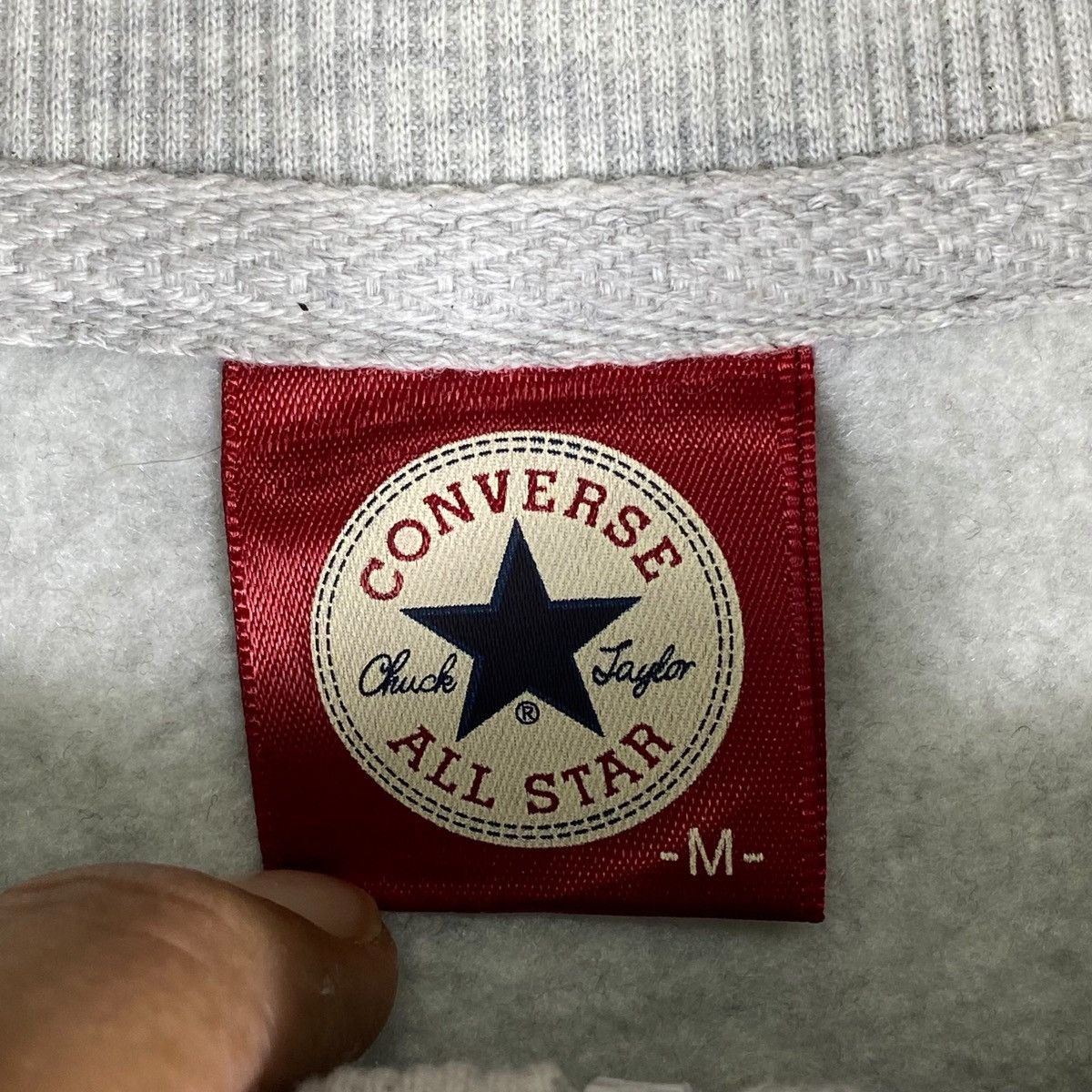 Converse × Vintage Vintage Converse Shoes Sweatshirt Quater Zip Small Logo Size US M / EU 48-50 / 2 - 6 Thumbnail