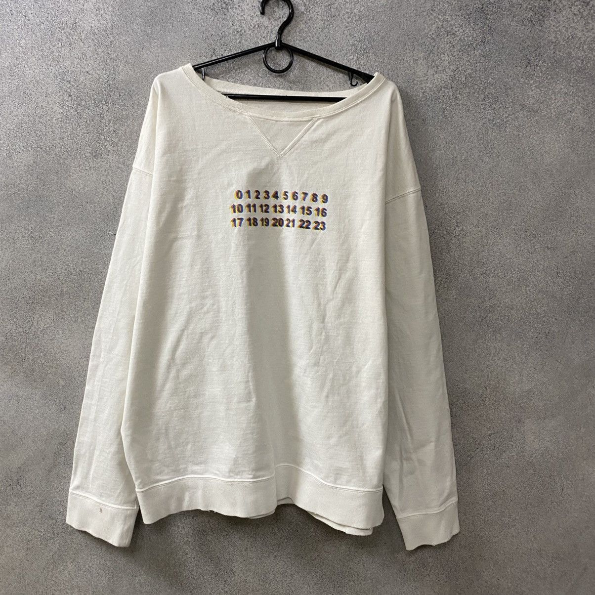 Maison Margiela Maison Margiela sweatshirt big logo Size US XL / EU 56 / 4 - 1 Thumbnail