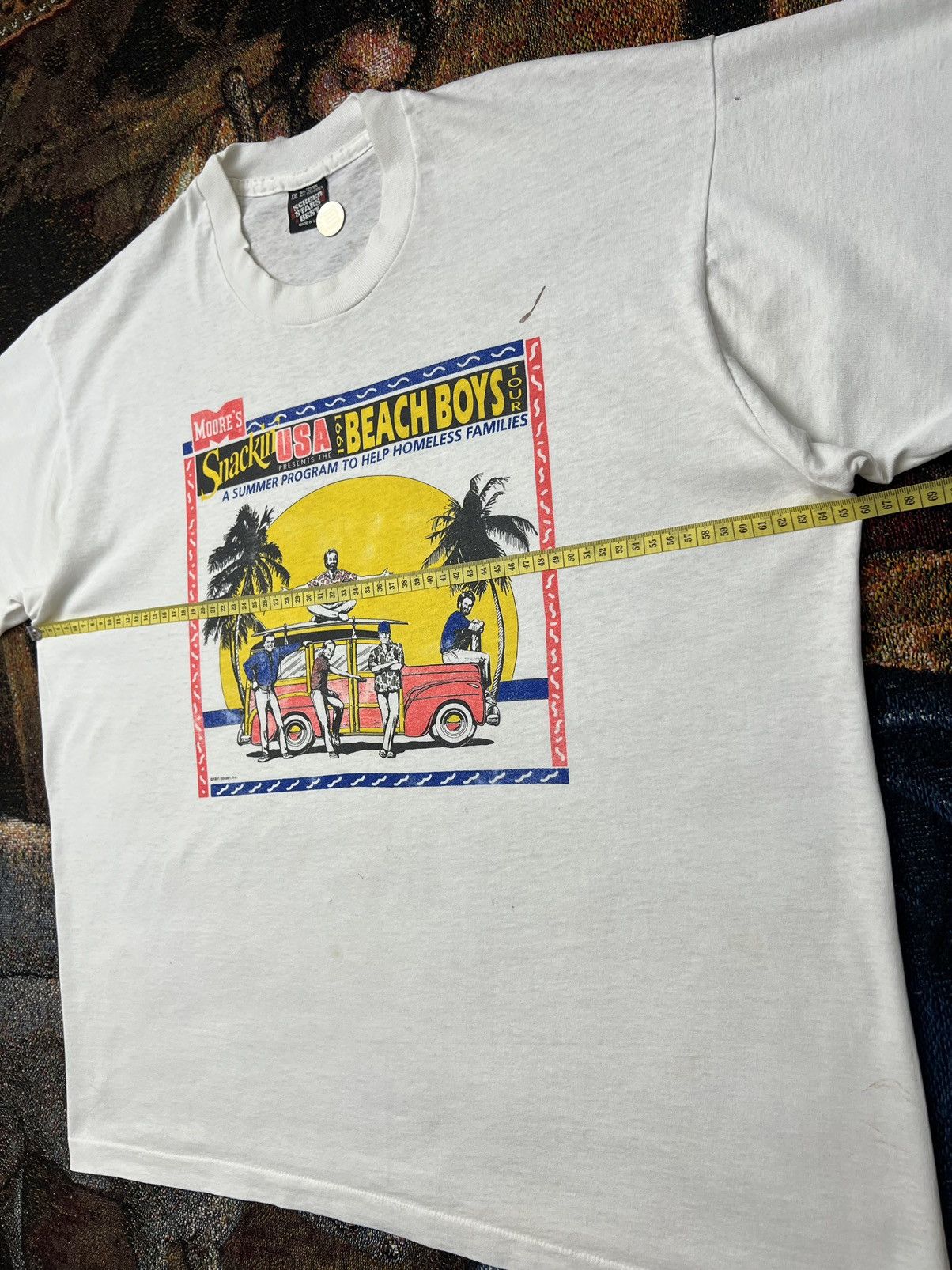 Band Tees Vintage '91 Beach Boys Moore's Promo Tour Tee Size US XL / EU 56 / 4 - 12 Thumbnail