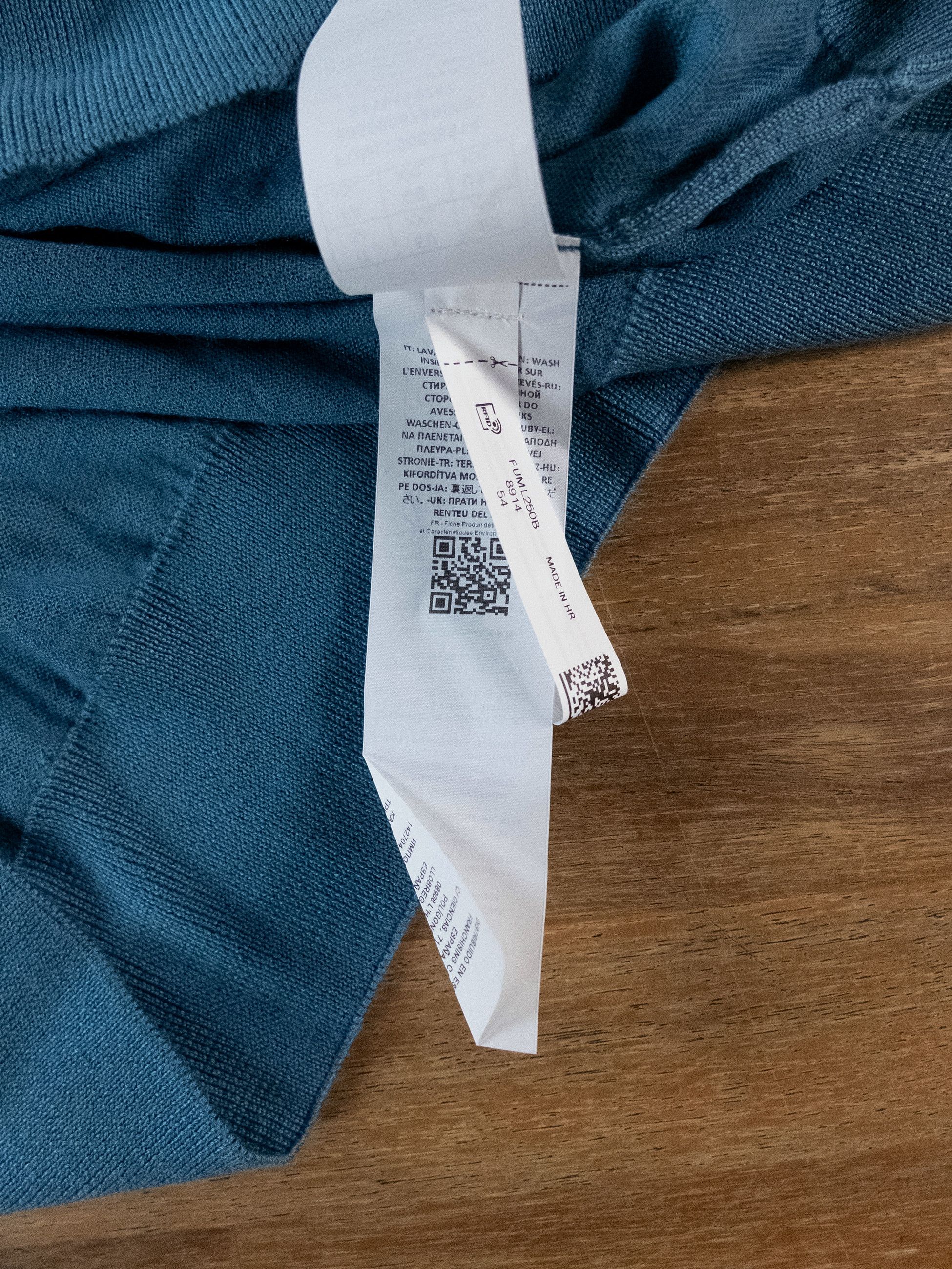 Other FALCONERI blue cashmere v-neck sweater XXL Size US XXL / EU 58 / 5 - 6 Thumbnail