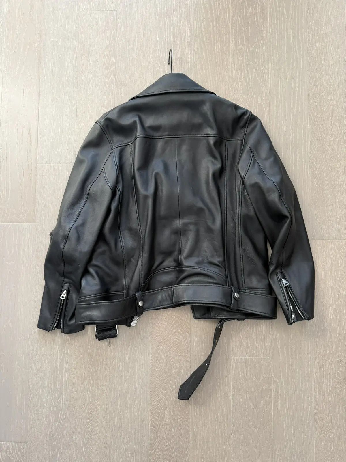 Acne Studios Acne Studios Leather Biker Jacket Mens Size US L / EU 52-54 / 3 - 2 Thumbnail