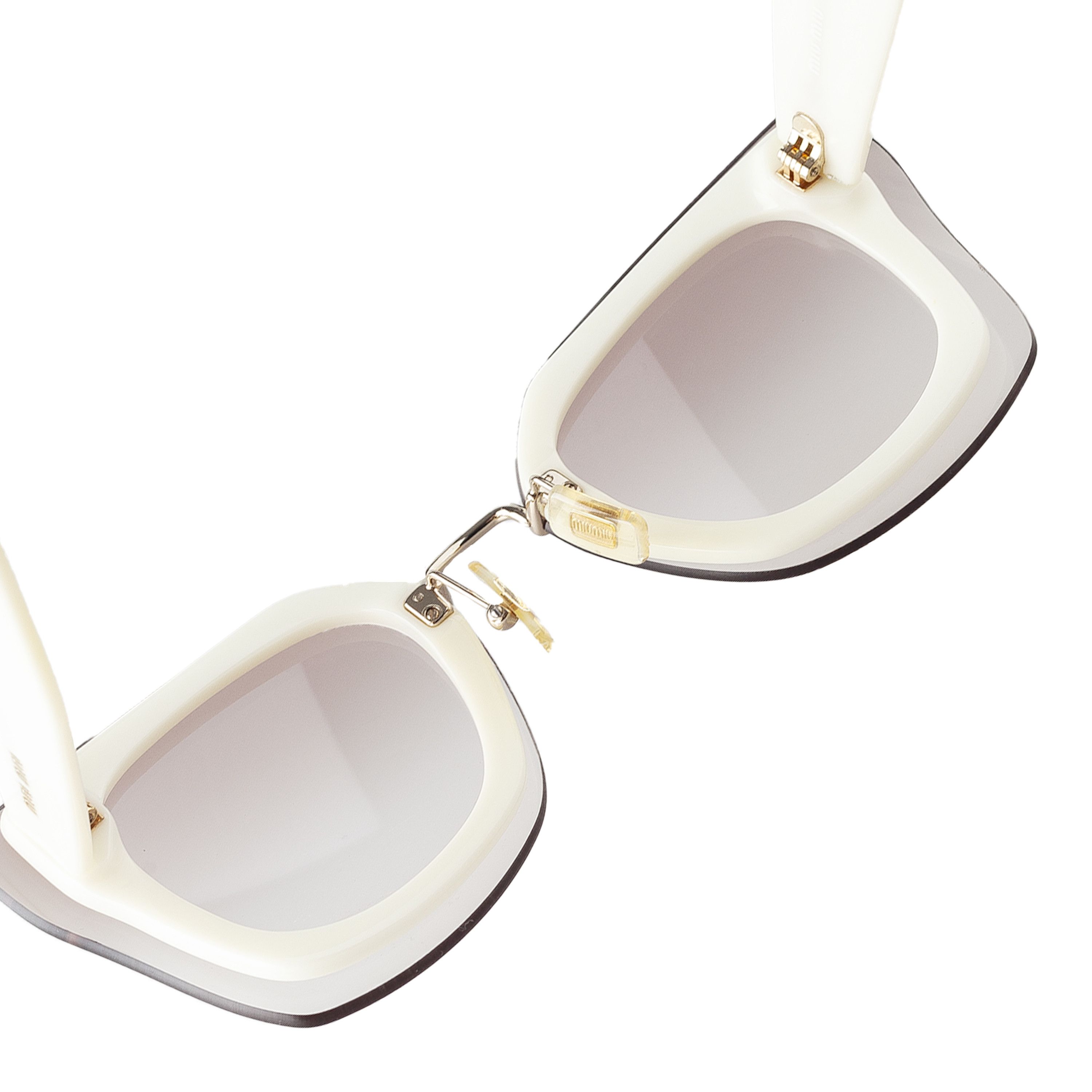 Miu Miu MIU MIU SMU 04R 7S3-1LO Vintage Cat Eye Sunglasses Size ONE SIZE - 5 Thumbnail
