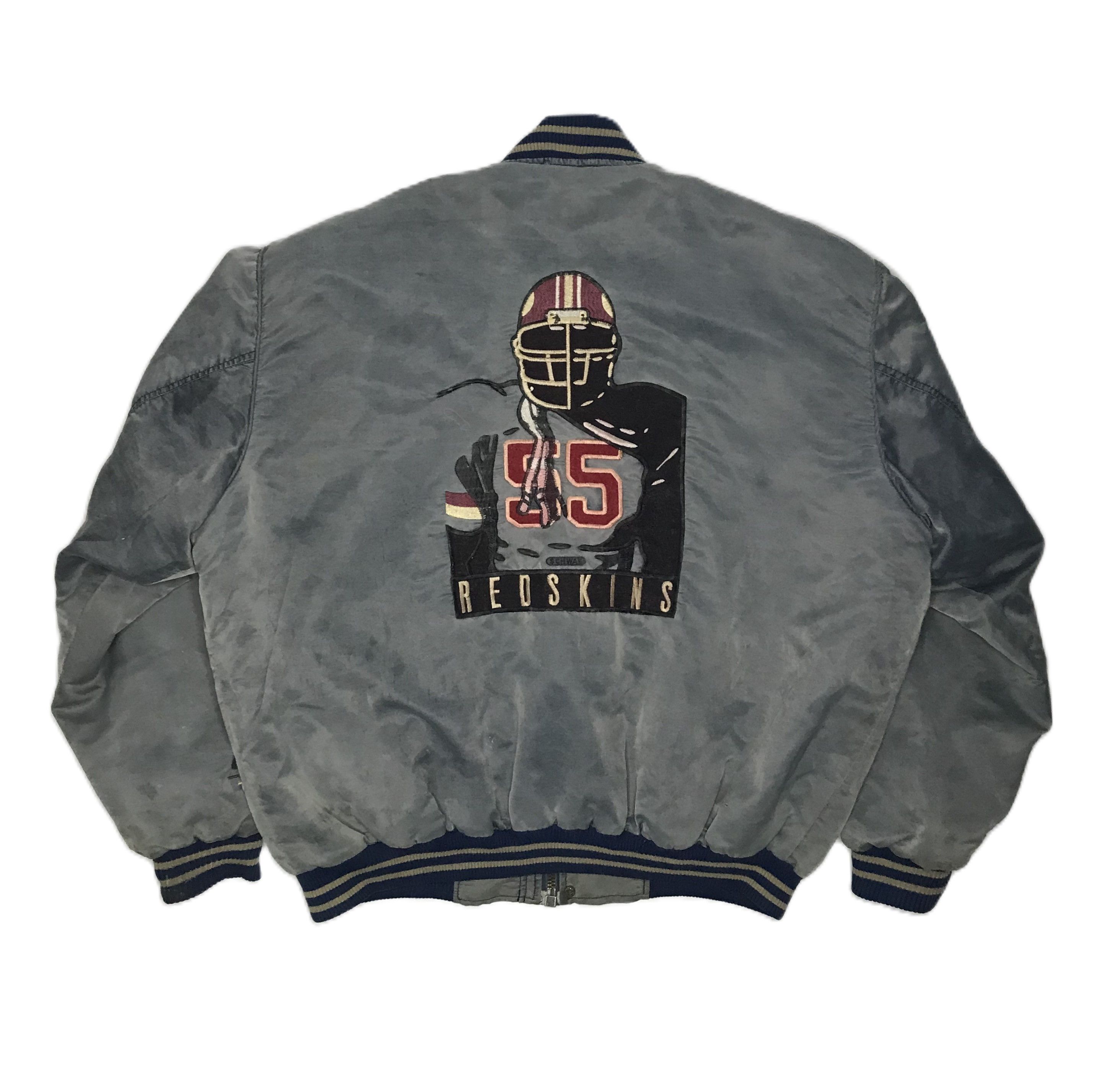 NFL Washington Redskins Vintage 90s Satin Varsity Jacket Sz XL Size US XL / EU 56 / 4 - 2 Thumbnail