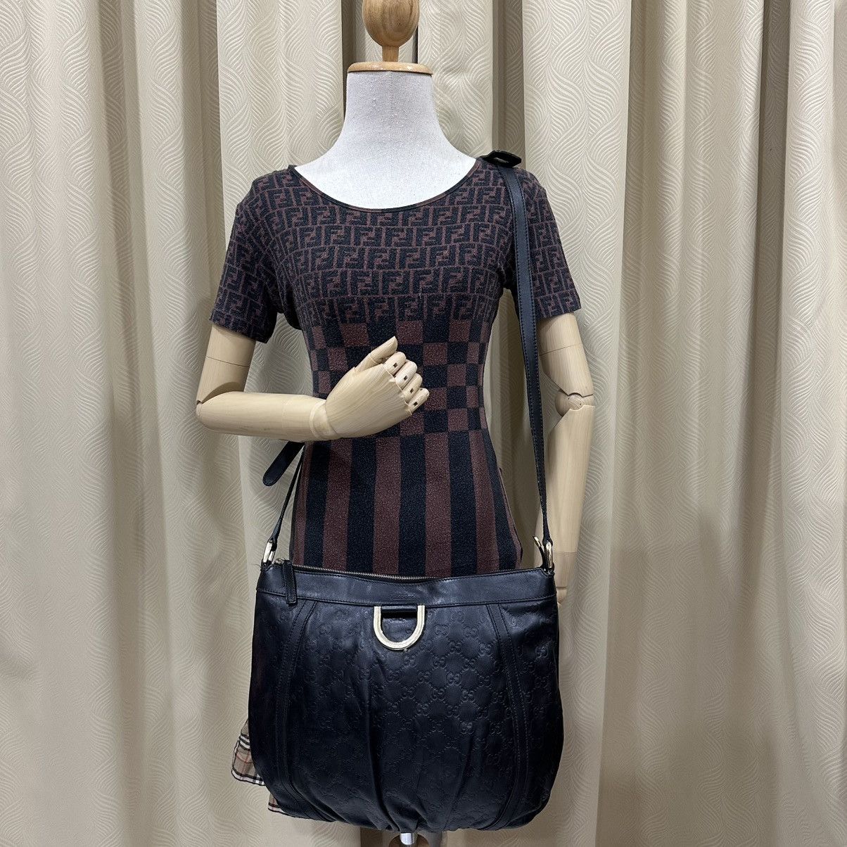 Gucci ‼️LD‼️ GUCCI GUCCISSIMA LEATHER ABBEY D RING CROSSBODY BAG 2 Size ONE SIZE - 15 Thumbnail