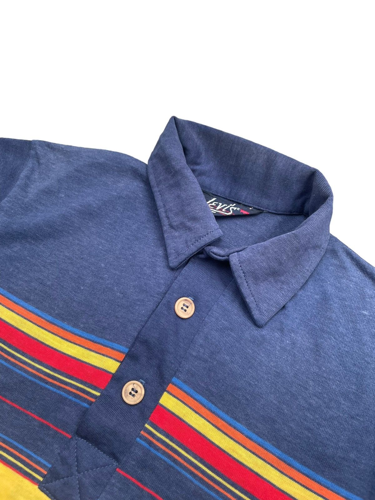 Levi's × Vintage Vintage Levis Polo Tshirt Size US M / EU 48-50 / 2 - 3 Thumbnail