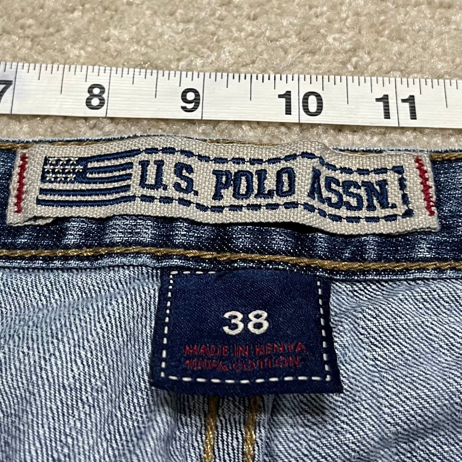 U.S. Polo Assn. U.S. Polo Assn Y2K Baggy Skater Hio Hop Jorts 38W Size US 38 / EU 54 - 3 Thumbnail