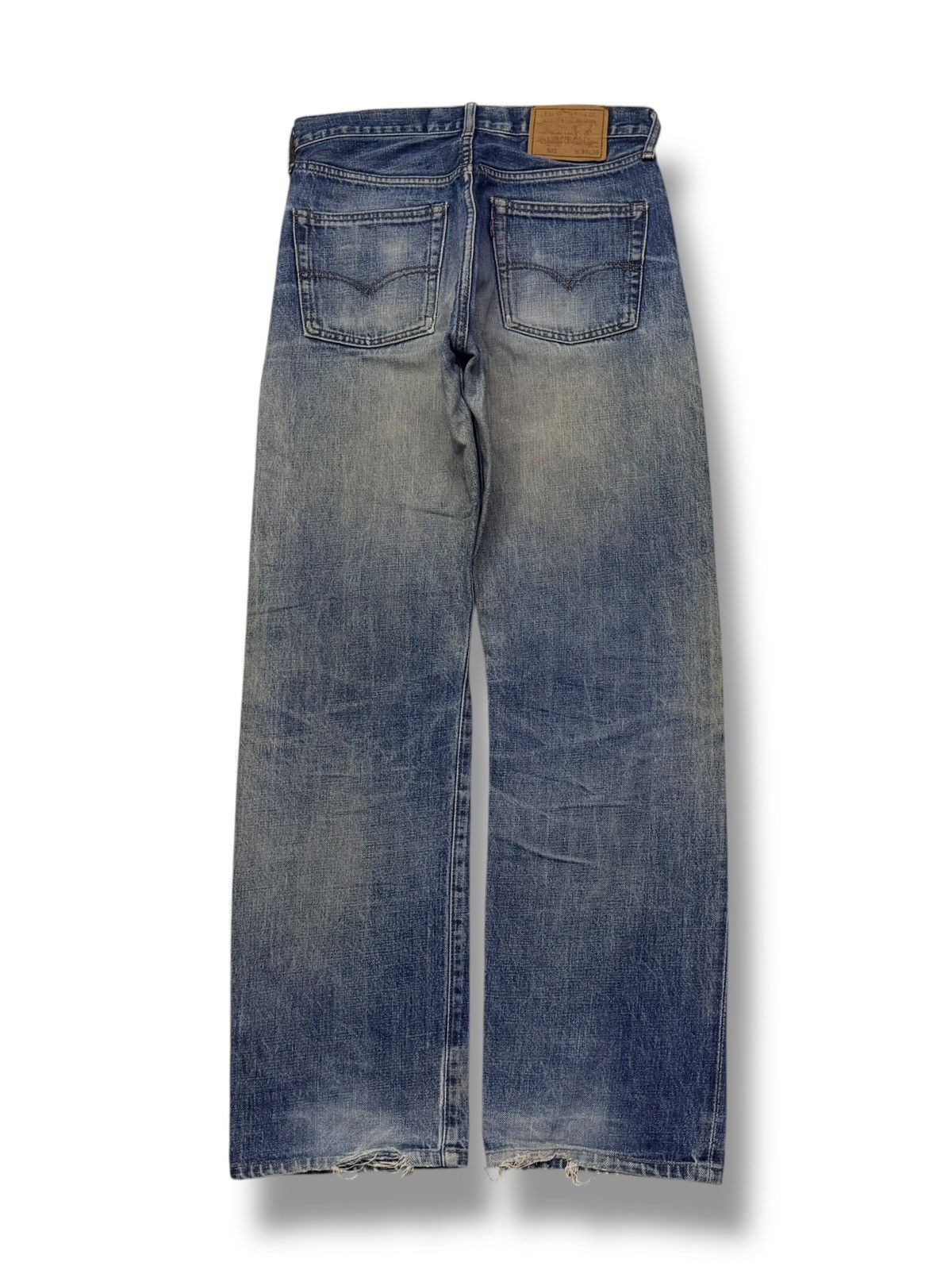 Levi's Vintage Clothing Vintage 90s Levi’s 502-XX Big E Talon Japan Selvedge Denim Size US 30 / EU 46 - 3 Thumbnail