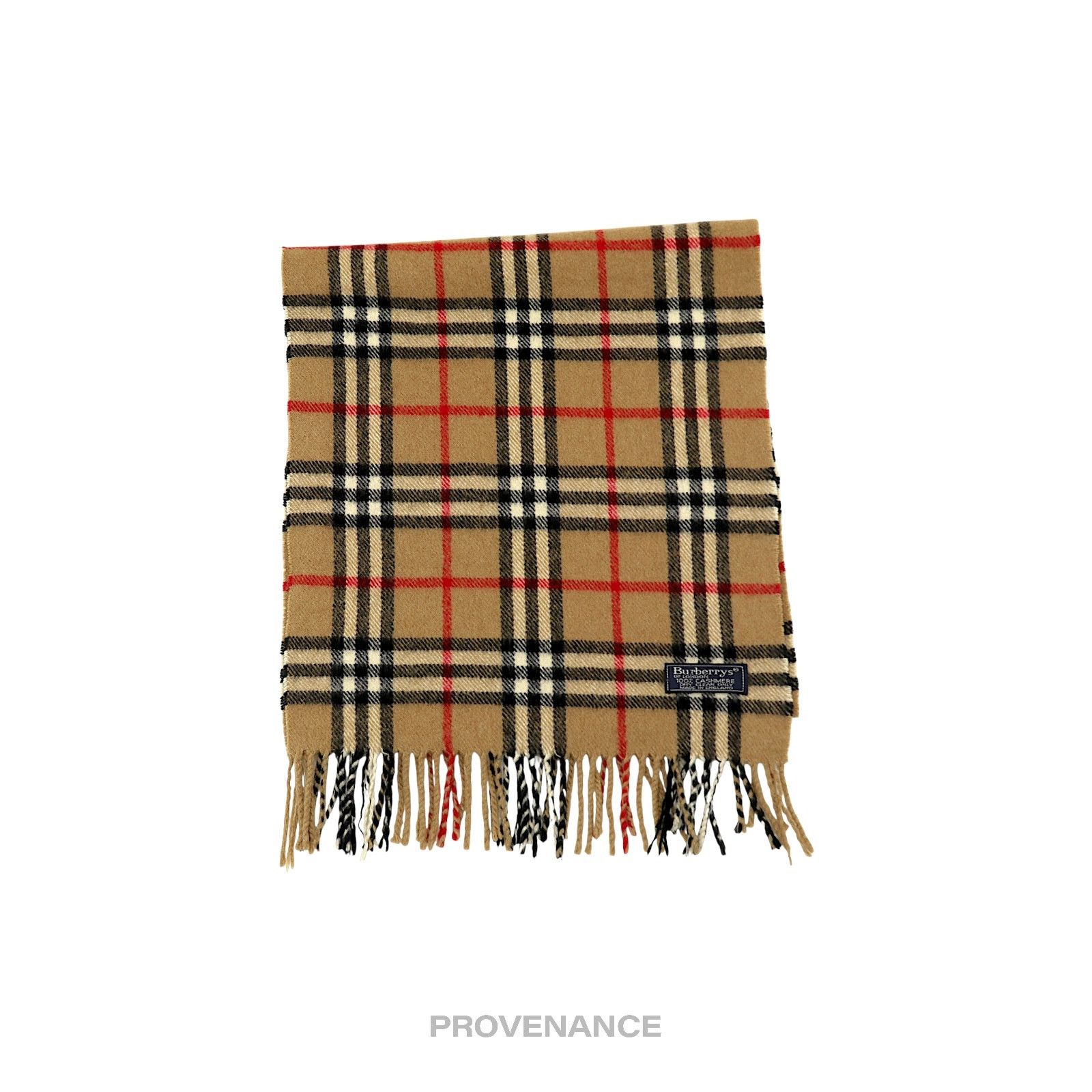 Burberry 🔴 Burberry Scarf - Nova Check Cashmere Size ONE SIZE - 1 Thumbnail