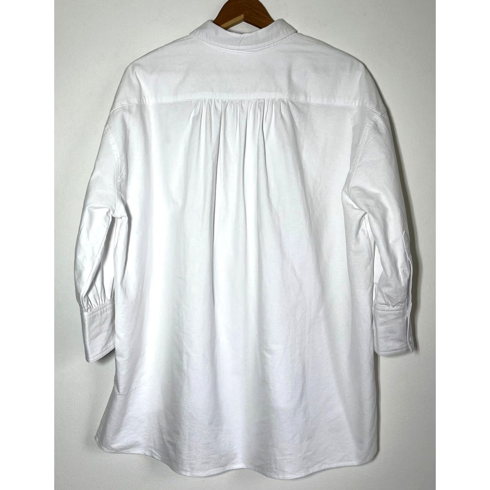 Vintage VINTAGE NWOT Pomander Place White Oxford Adair Boyfriend Shirt Sz M Size M / US 6-8 / IT 42-44 - 5 Thumbnail