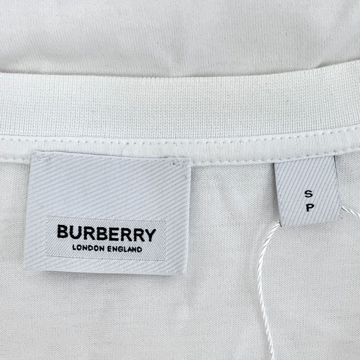Burberry White Short-Sleeve Logo T-Shirt Size US S / EU 44-46 / 1 - 5 Thumbnail