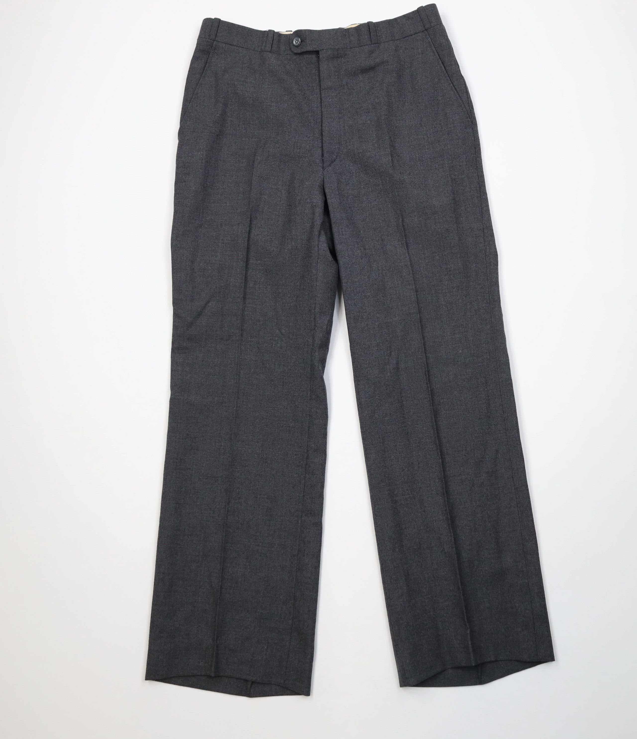 Vintage Vintage 70s Streetwear Wide Leg Chino Pants Heather Gray Size US 32 / EU 48 - 1 Thumbnail