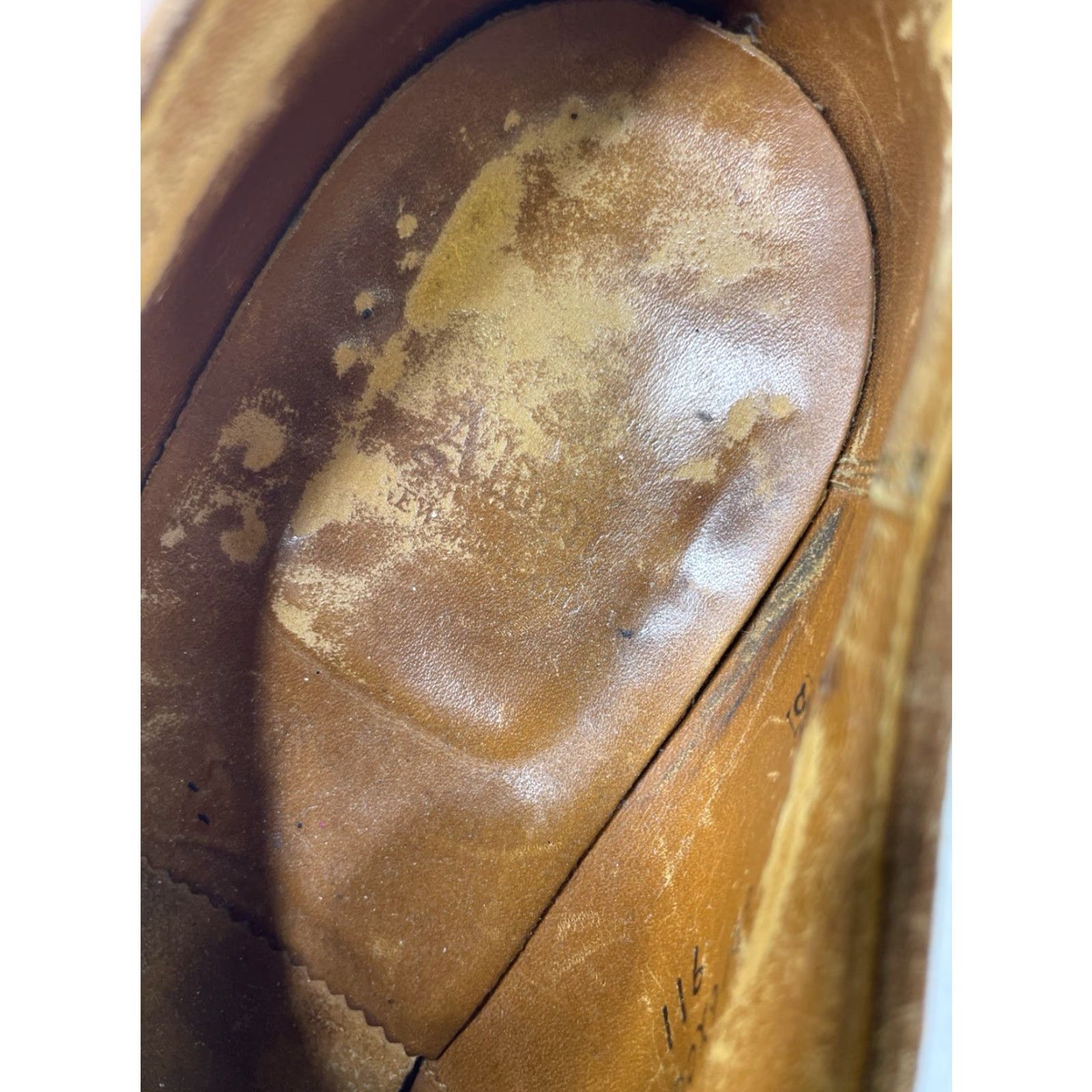 Alden Alden Dress Shoes Oxford Cap Toe Medallion Brown 11.5 B/D Men Shoes Leather Brown Cap Toe Medallion Oxford Dress Shoes 11.5 B/D Mens Size ONE SIZE - 3 Thumbnail