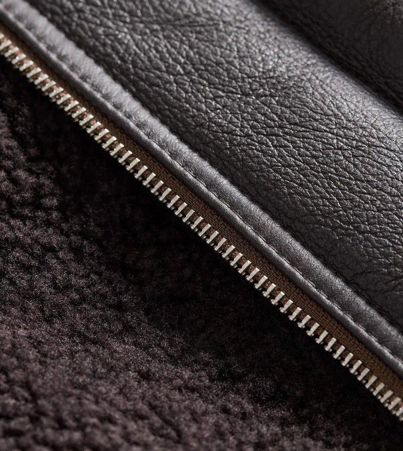 Theory Theory Cacao Aero Shearling Coat Size M / US 6-8 / IT 42-44 - 6 Thumbnail