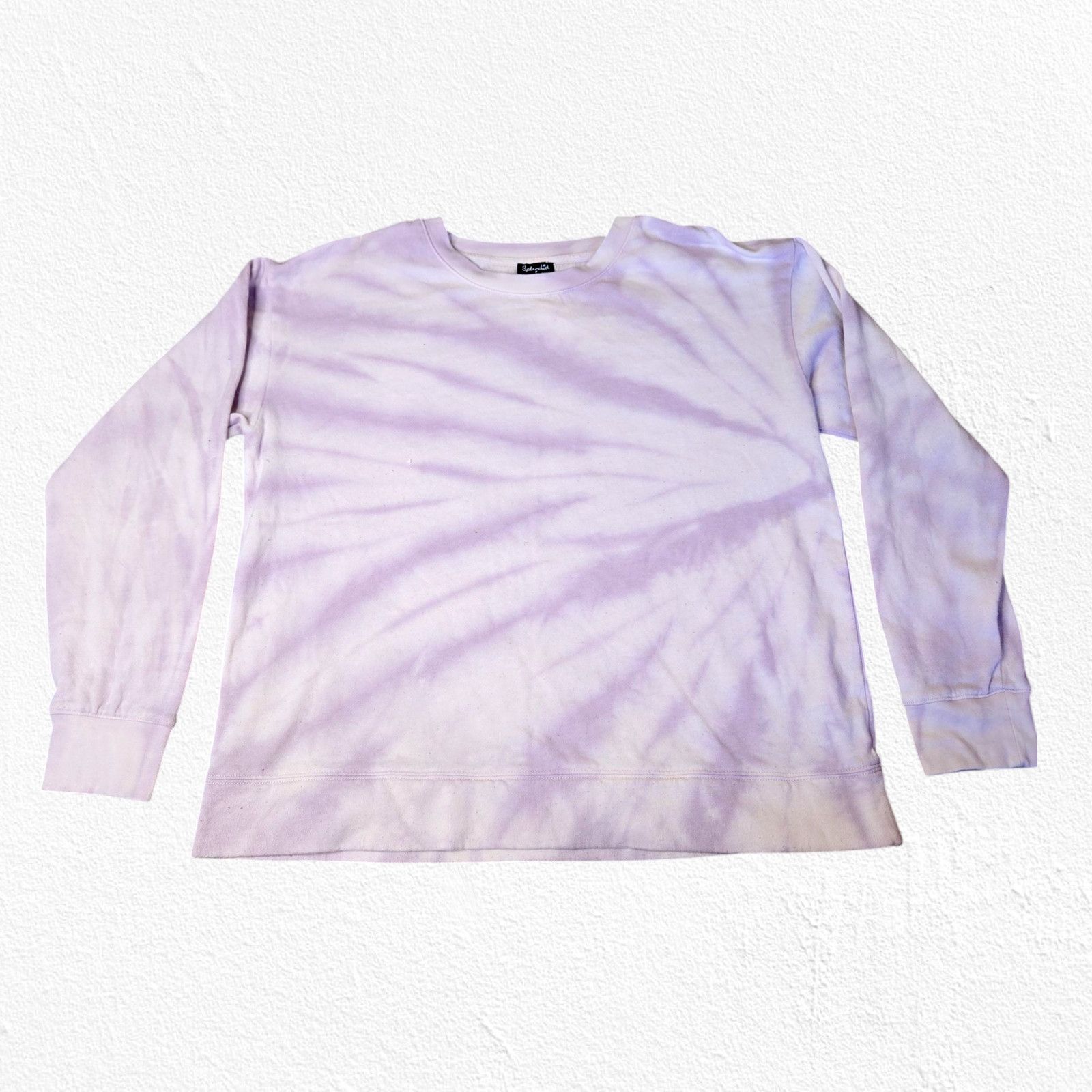 Splendid Splendid Purple Tie Dye Crewneck Sweatshirt Size Medium Size M / US 6-8 / IT 42-44 - 2 Thumbnail