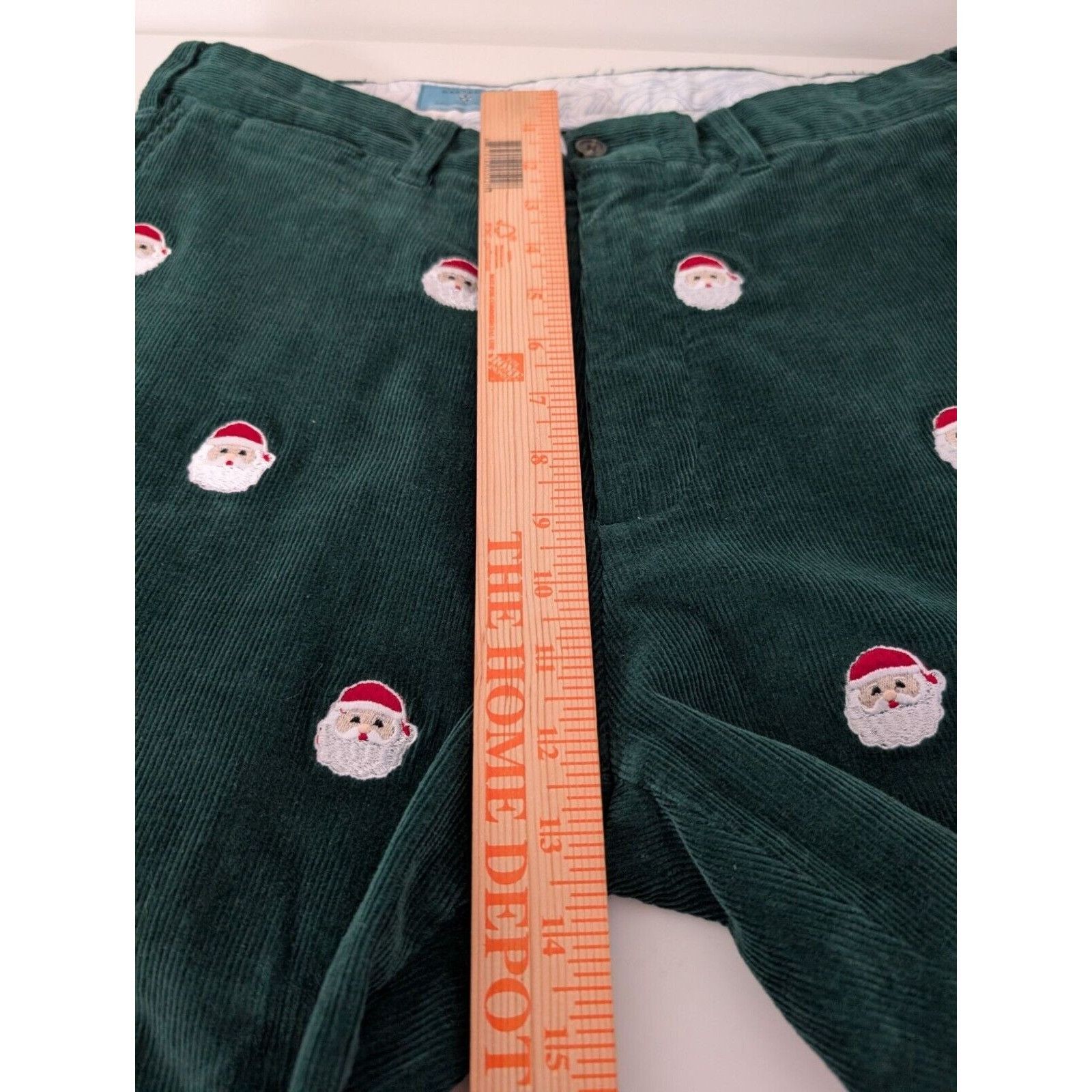 Designer Castaway Nantucket Corduroy Embroidered Santa Pants Mens 36 Size US 36 / EU 52 - 10 Thumbnail