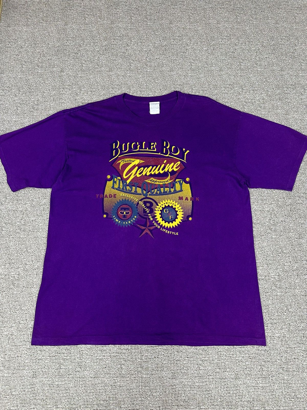 Bugle Boy Vintage Bugle Boy Tshirt A964 Size US XL / EU 56 / 4 - 1 Thumbnail