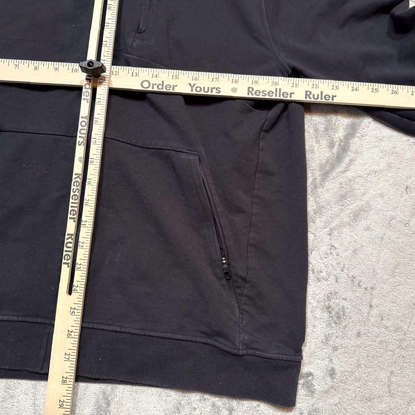 Lululemon Lululemon City Sweat Full Zip Hoodie Sweatshirt Mens XL Black Size US XL / EU 56 / 4 - 6 Thumbnail