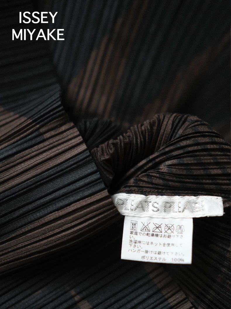 Issey Miyake issey miyake size:3 Brown and black coat Size XXS / US 00 / IT 34 - 8 Thumbnail