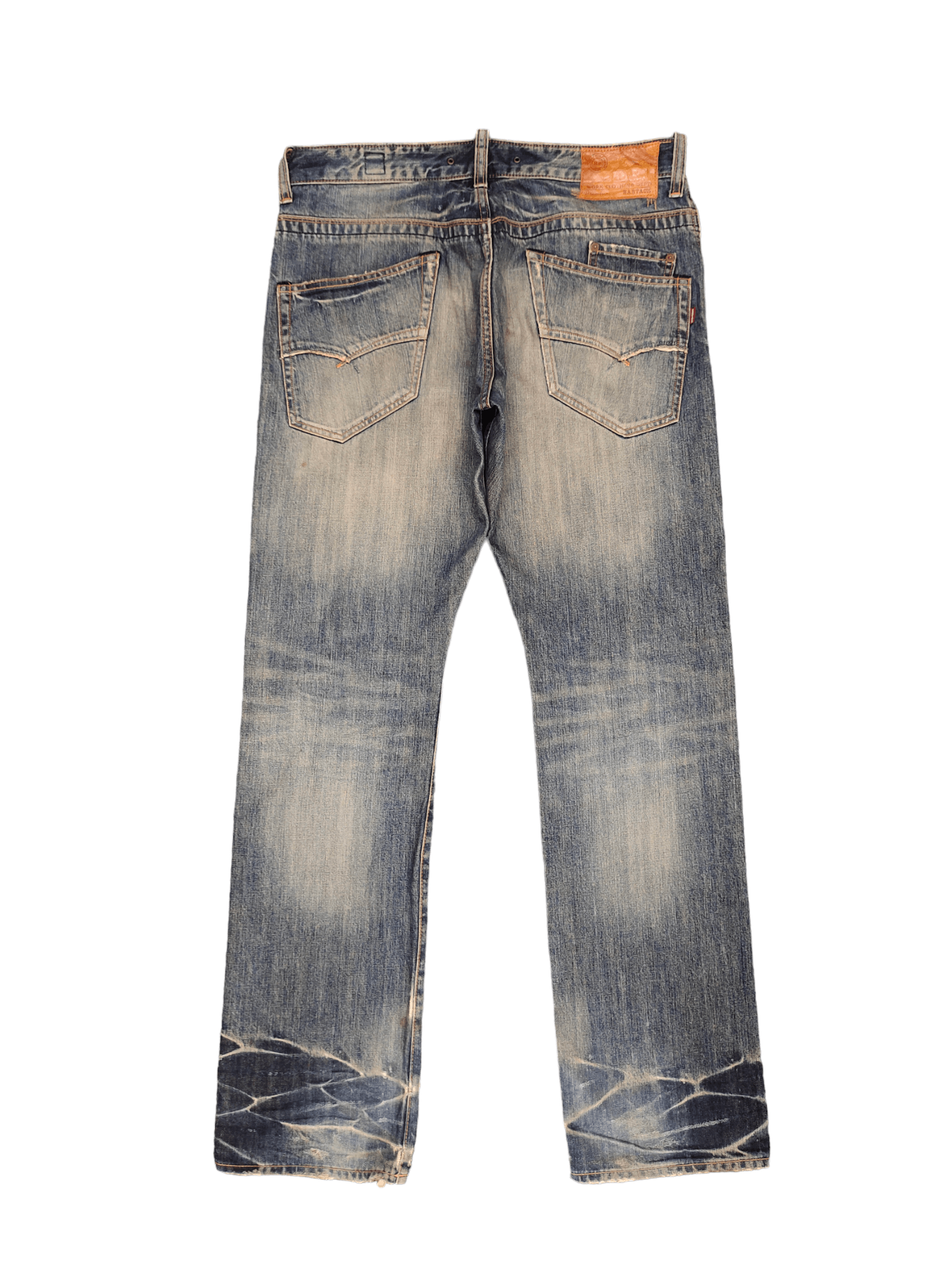 Undercover Japanese Brand Bartack Clawmark Denim Jeans Streetwear Size US 35 - 11 Thumbnail