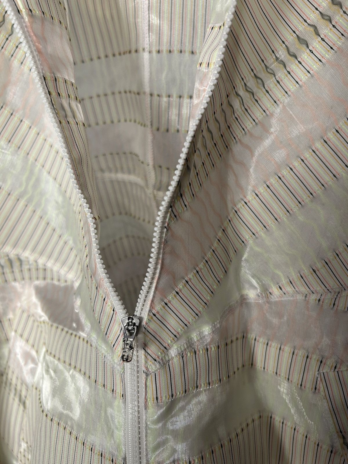 Nike Nike Striped Translucent Oversized Hooded Jacket Size S / US 4 / IT 40 - 15 Thumbnail